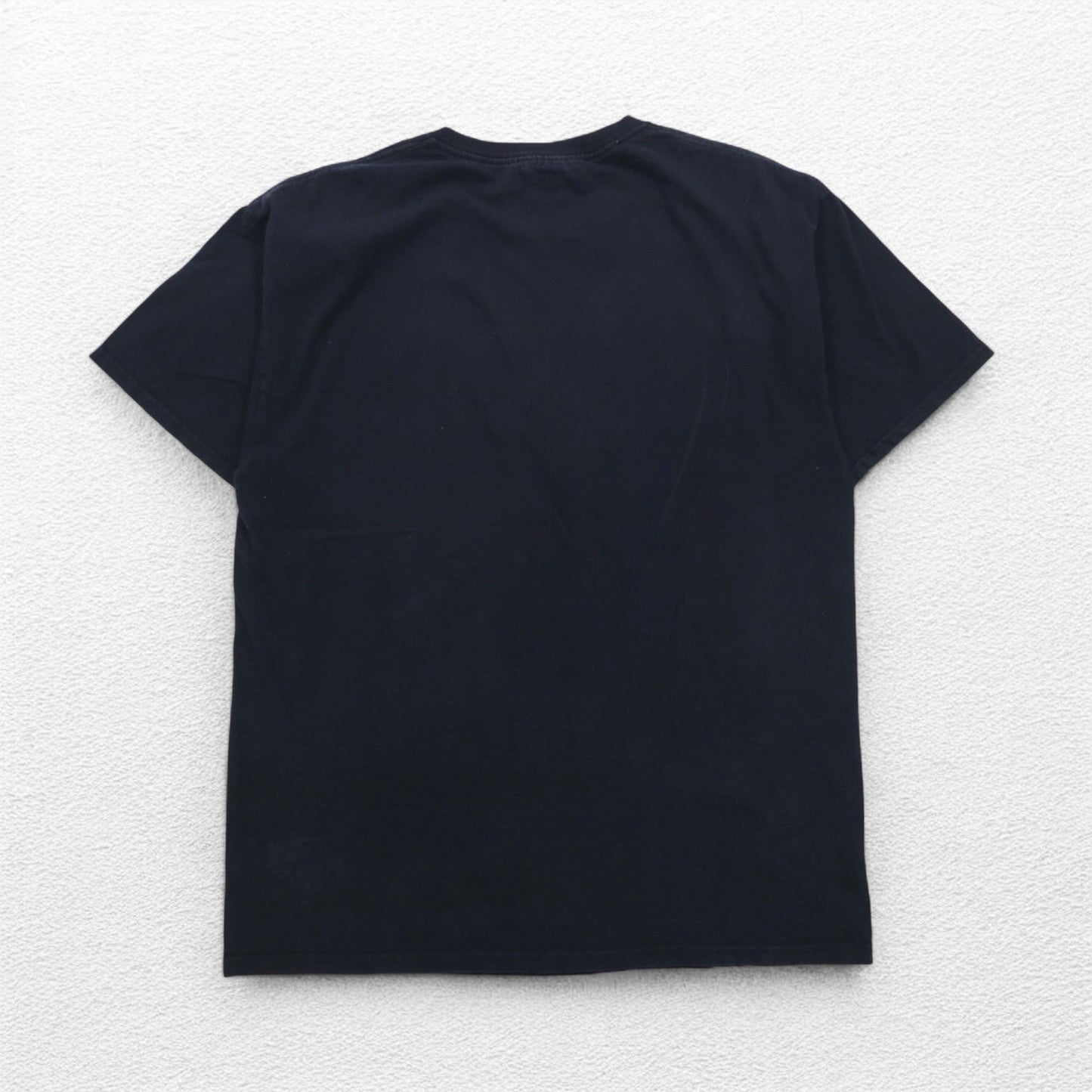 FRUIT OF THE LOOM 00年代 スカル プリント Tシャツ L ブラック コットン ファイヤー スピリット