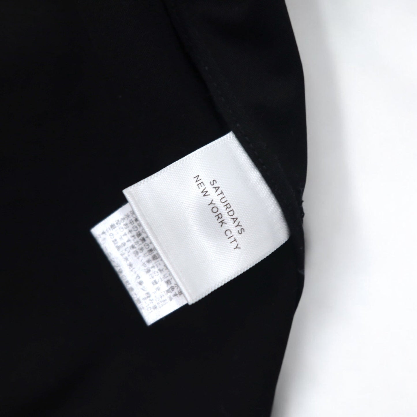 SATURDAYS NEW YORK CITY 半纏ジャケット 羽織 M ブラック コットン HANTEN JACKET BBL-1805