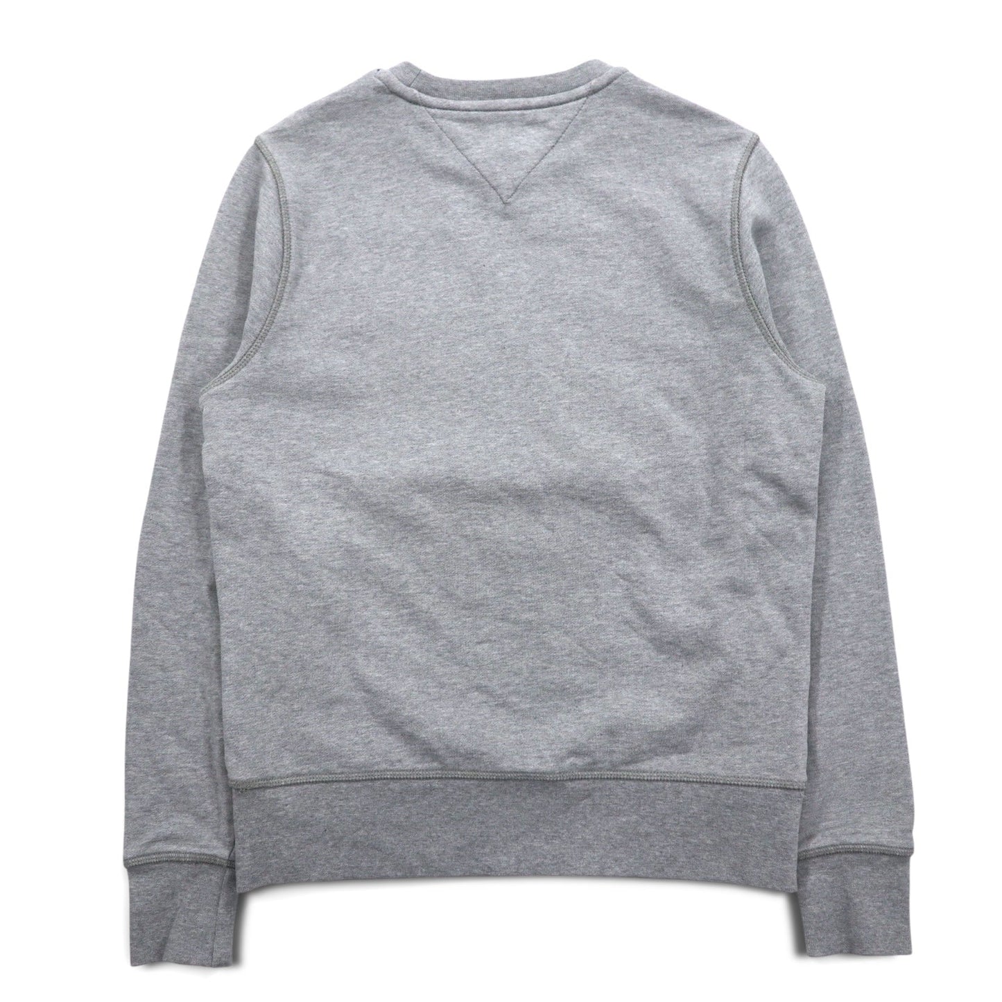 TOMMY HILFIGER プリント クルーネック スウェット S グレー コットン MW0MW09466