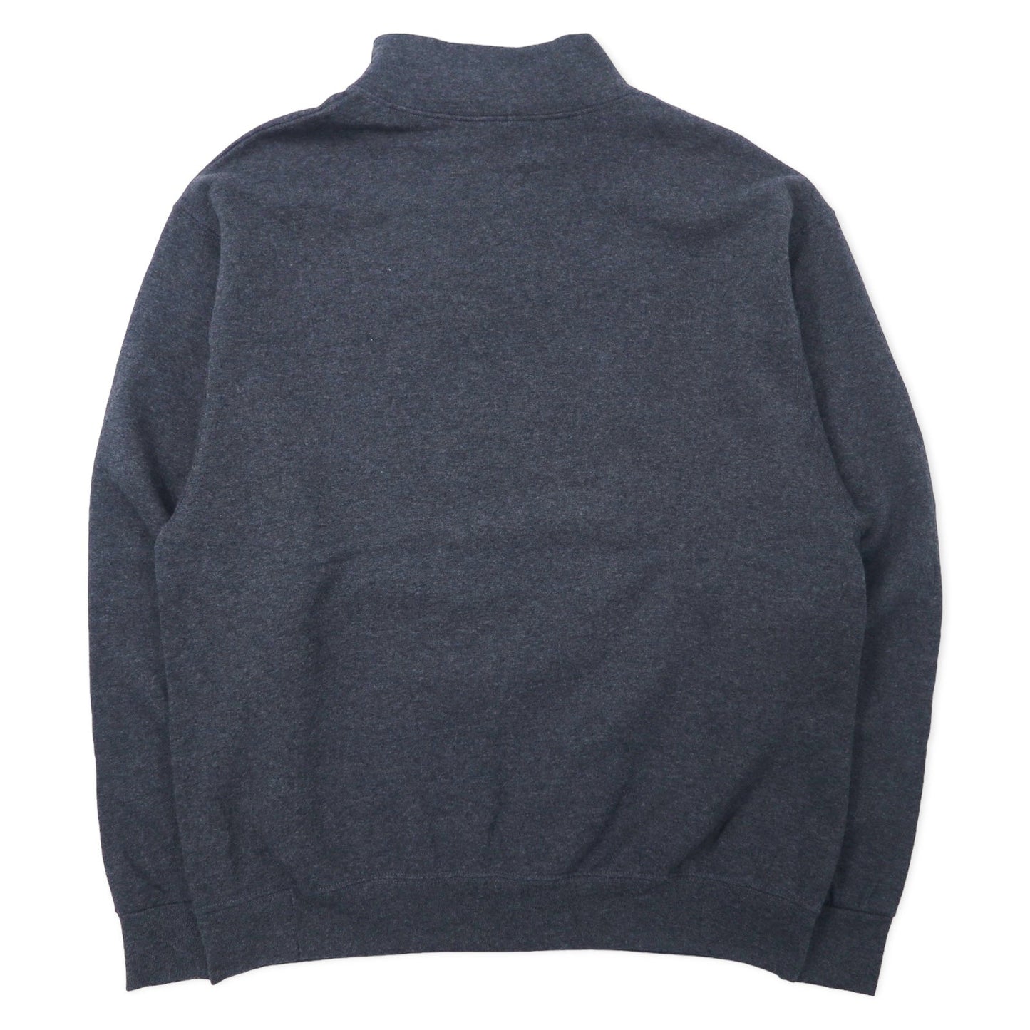 JERZEES ハーフジップ カレッジ スウェット L グレー コットン 裏起毛 NCAA OREGON STATE ホンジュラス製