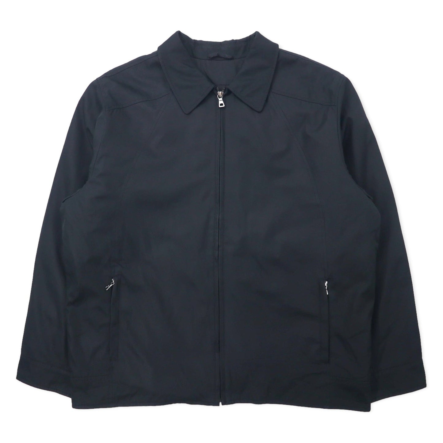 LONDON FOG スウィングトップ ハリントンジャケット L ブラック ポリエステル フリースライナー