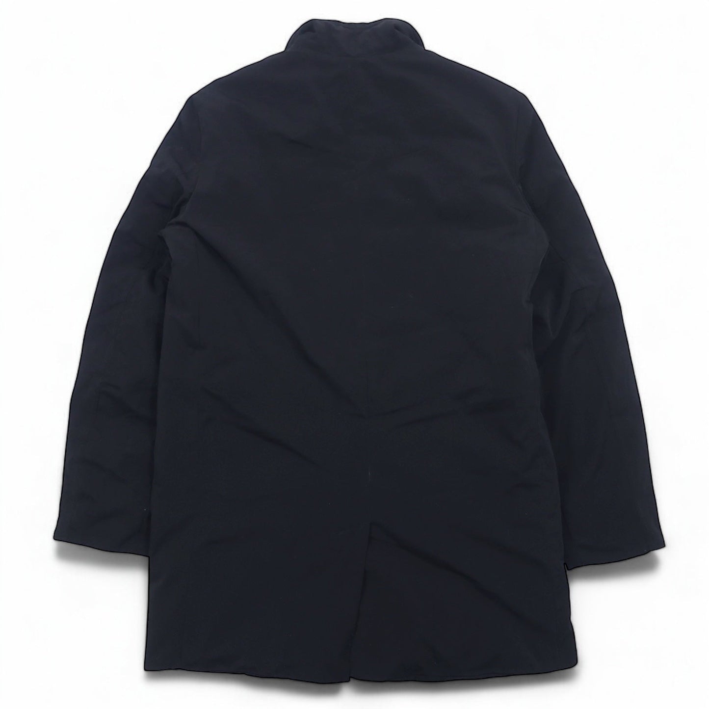 NAUTICA スタンドカラー ダウンジャケット コート S ブラック ポリエステル