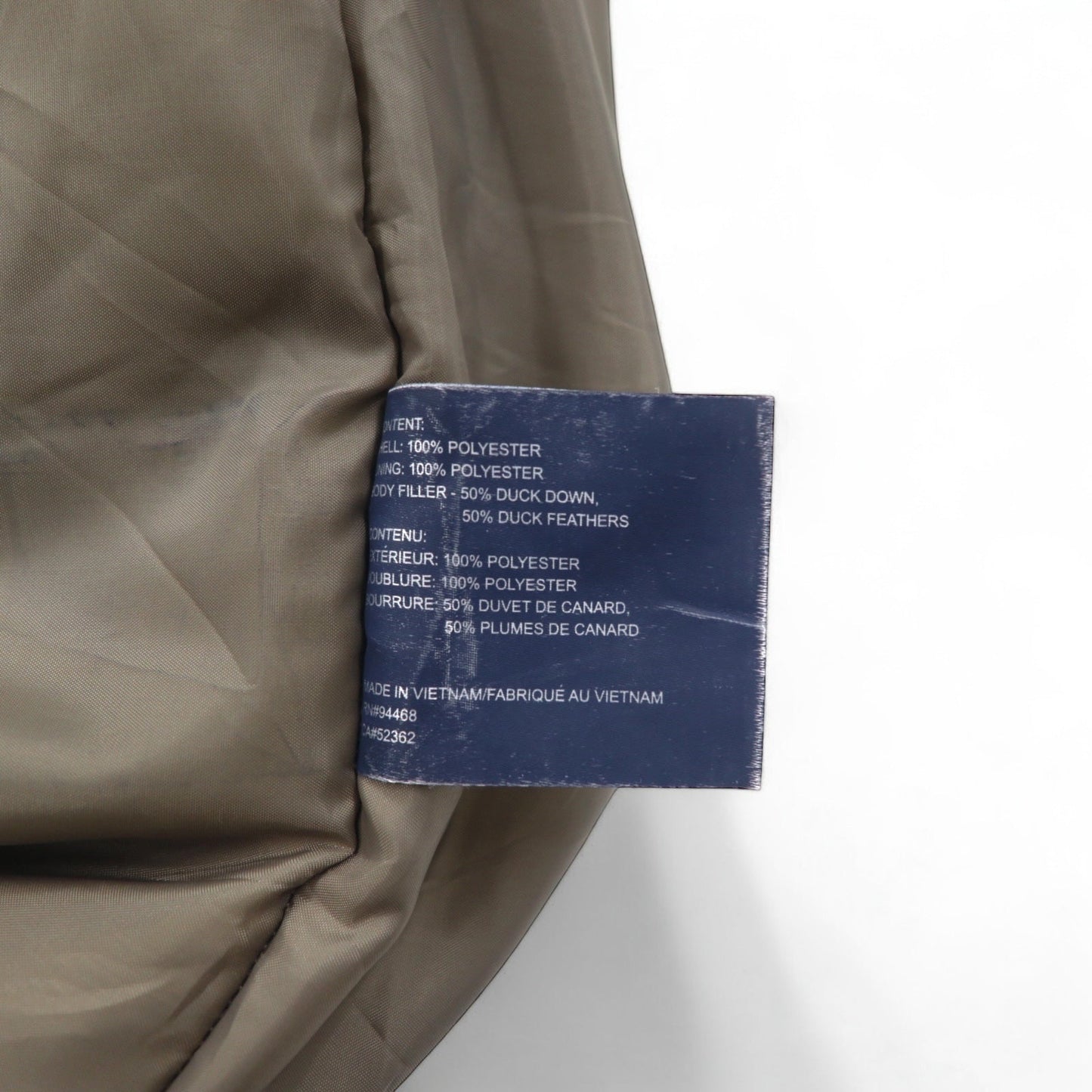 NAUTICA スタンドカラー ダウンジャケット コート S ブラック ポリエステル