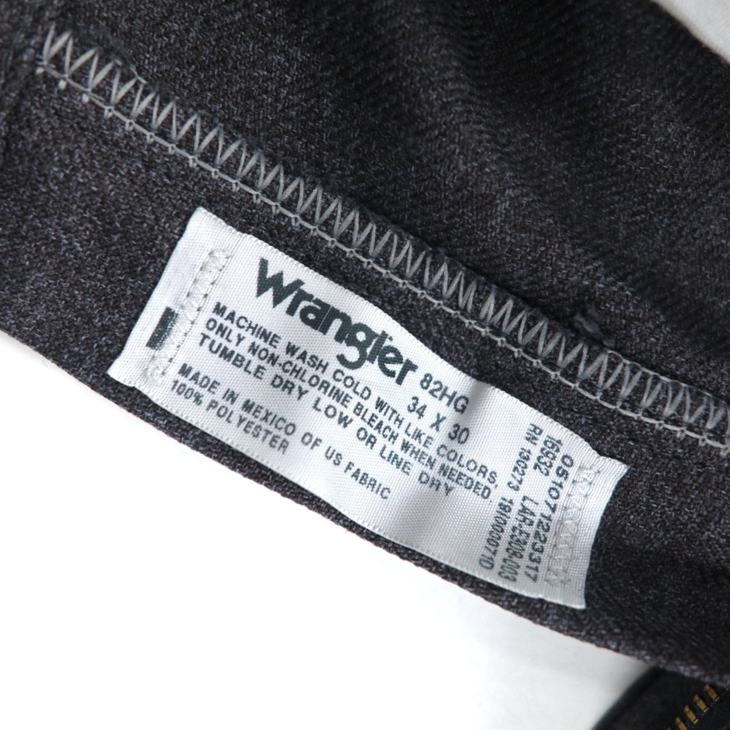 Wrangler 90年代 ランチャー ドレスジーンズ L グレー ポリエステル 82HG メキシコ製
