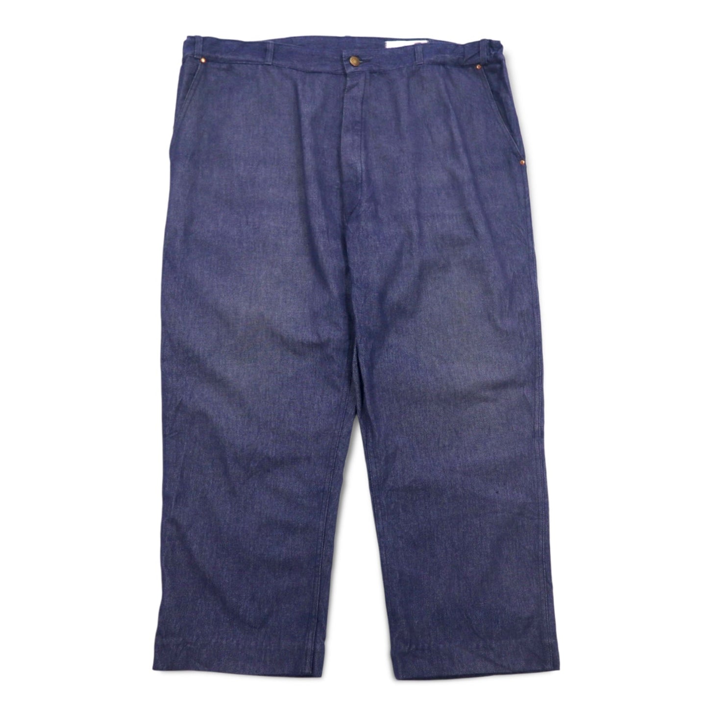 Le Mont Saint Martin 70年代 フランス製 フレンチワーク デニムパンツ 3XL インディゴ ブルー TERGAL