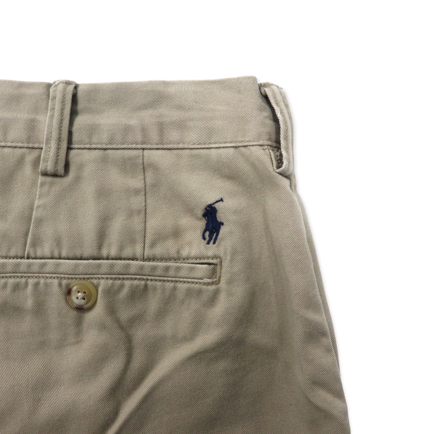POLO RALPH LAUREN クラシックフィット チノパンツ 36 ベージュ コットン TALONジップ THE POLO CHINO