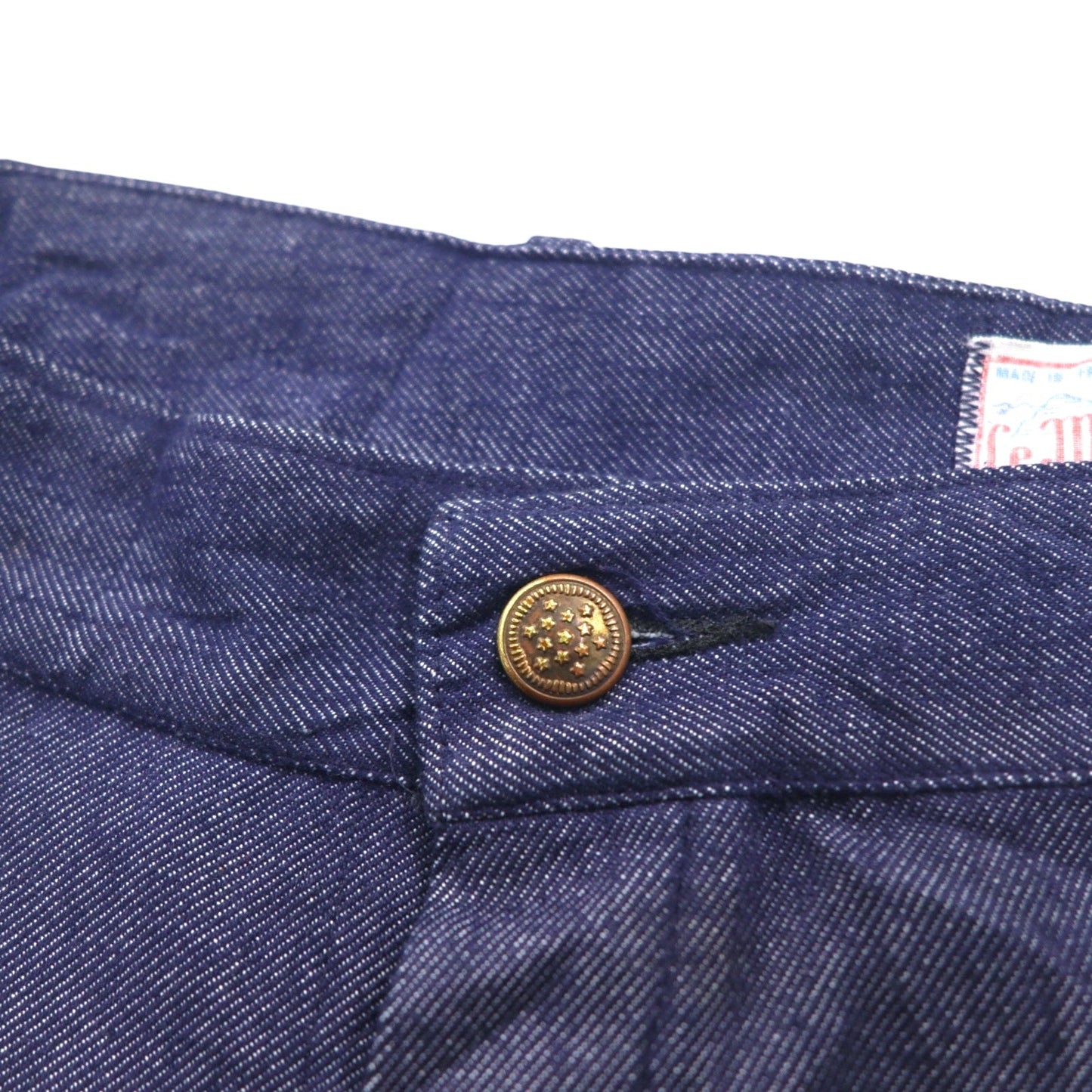 Le Mont Saint Martin 70年代 フランス製 フレンチワーク デニムパンツ 3XL インディゴ ブルー TERGAL