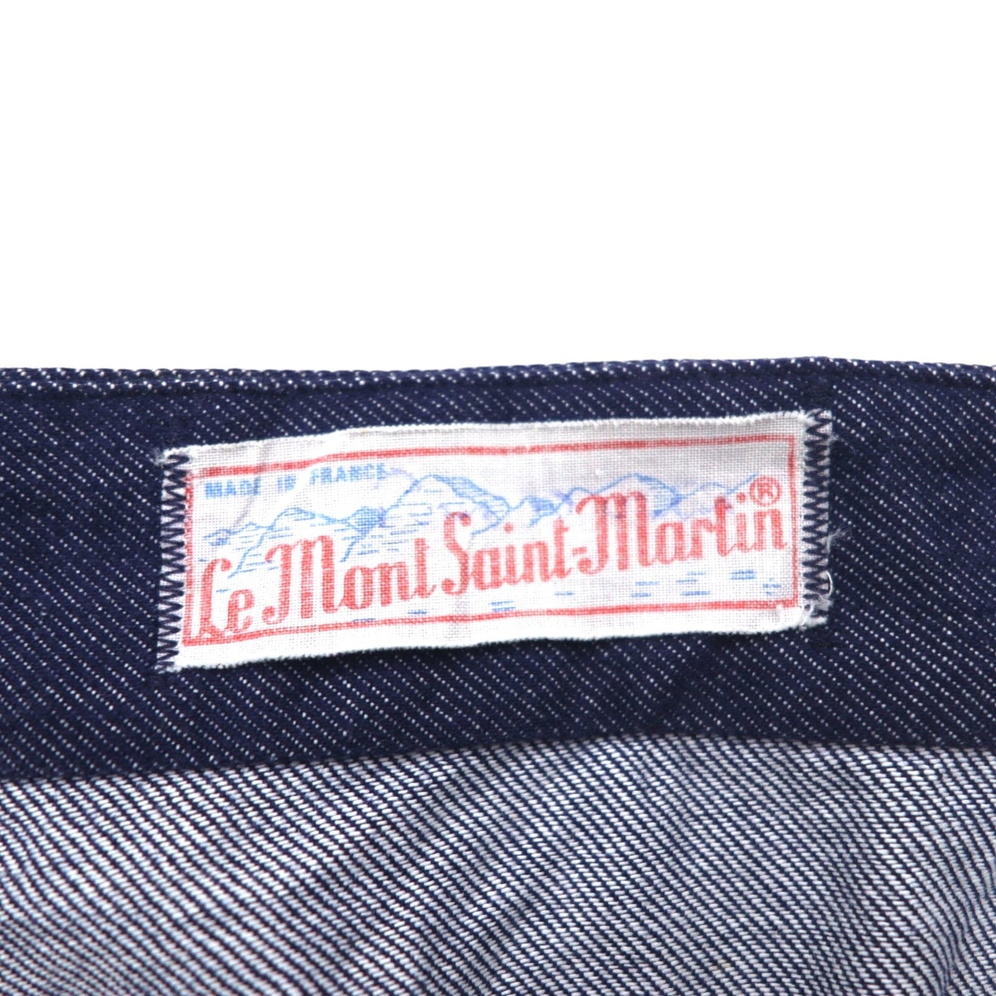 Le Mont Saint Martin 70年代 フランス製 フレンチワーク デニムパンツ 3XL インディゴ ブルー TERGAL