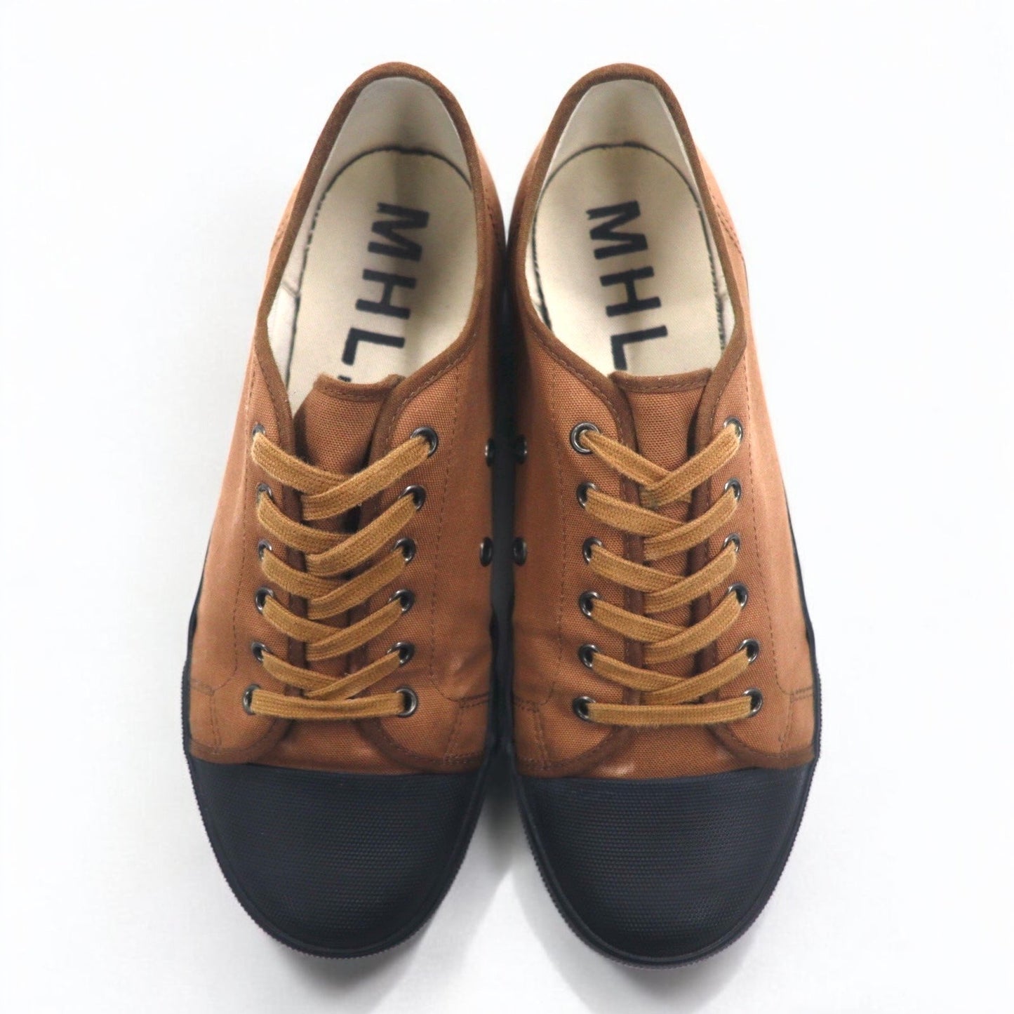 MHL. アーミーシューズ ARMY SHOES スニーカー 26cm ブラウン キャンバス 日本製