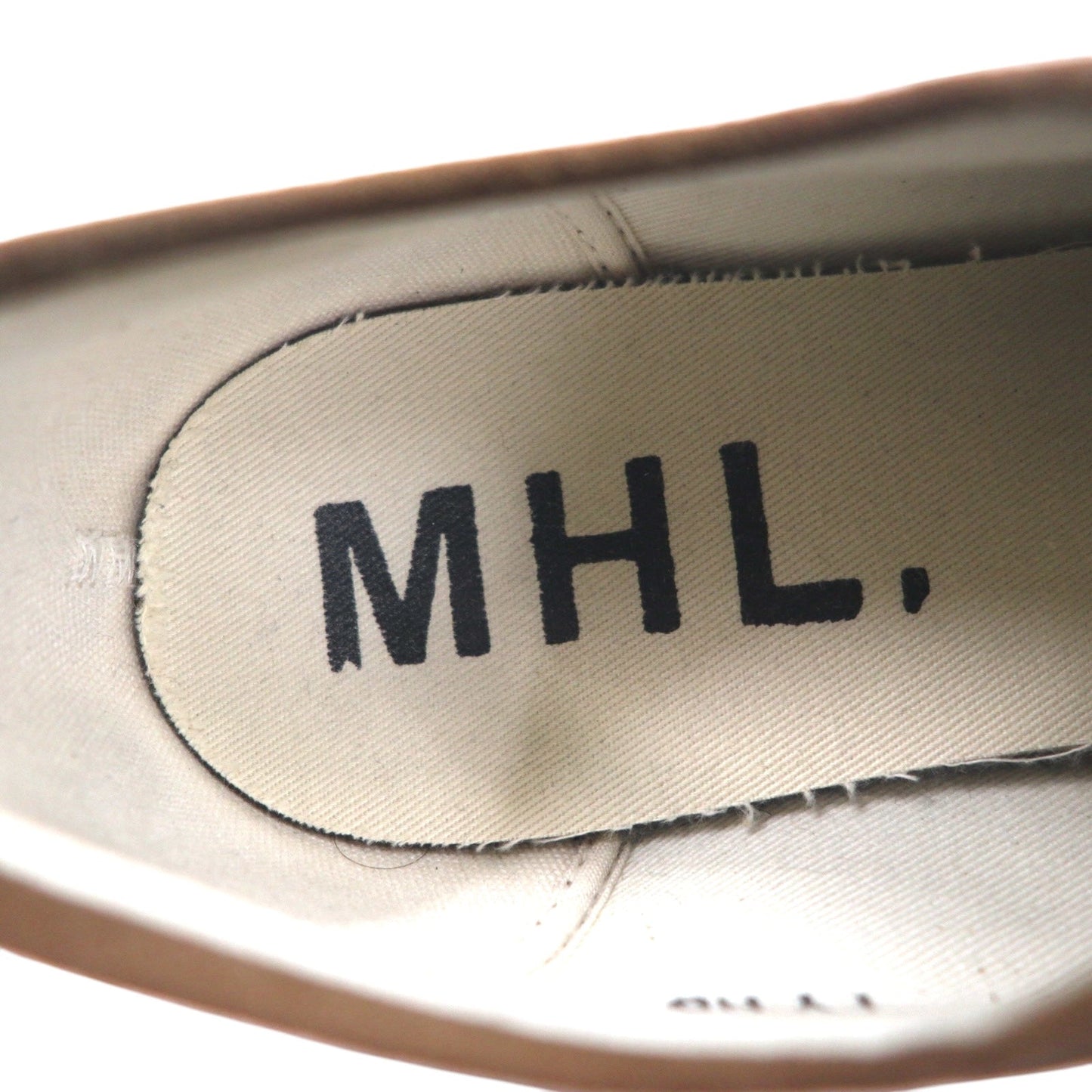 MHL. アーミーシューズ ARMY SHOES スニーカー 26cm ブラウン キャンバス 日本製