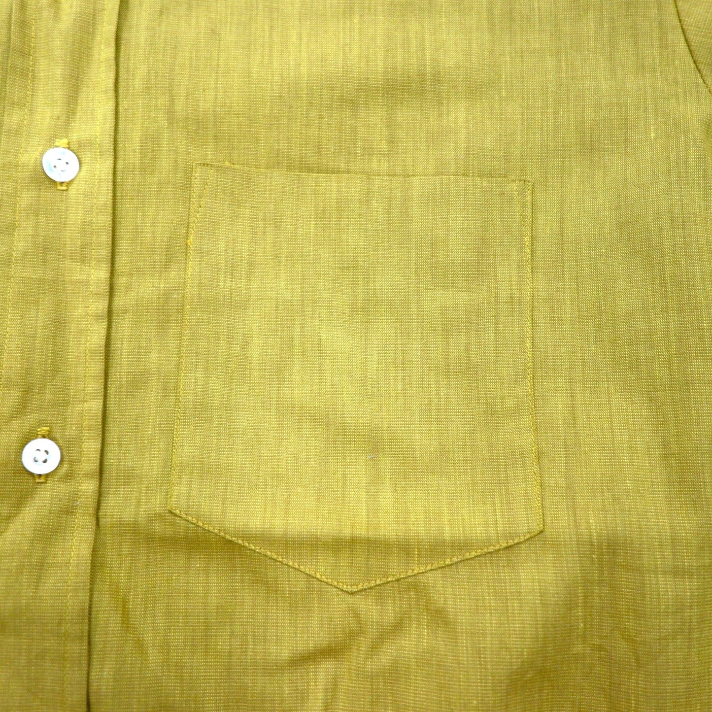 TOWNCRAFT ( Penneys ) 60年代 PENN-PREST 半袖 ボタンダウンシャツ M キャメル コットン