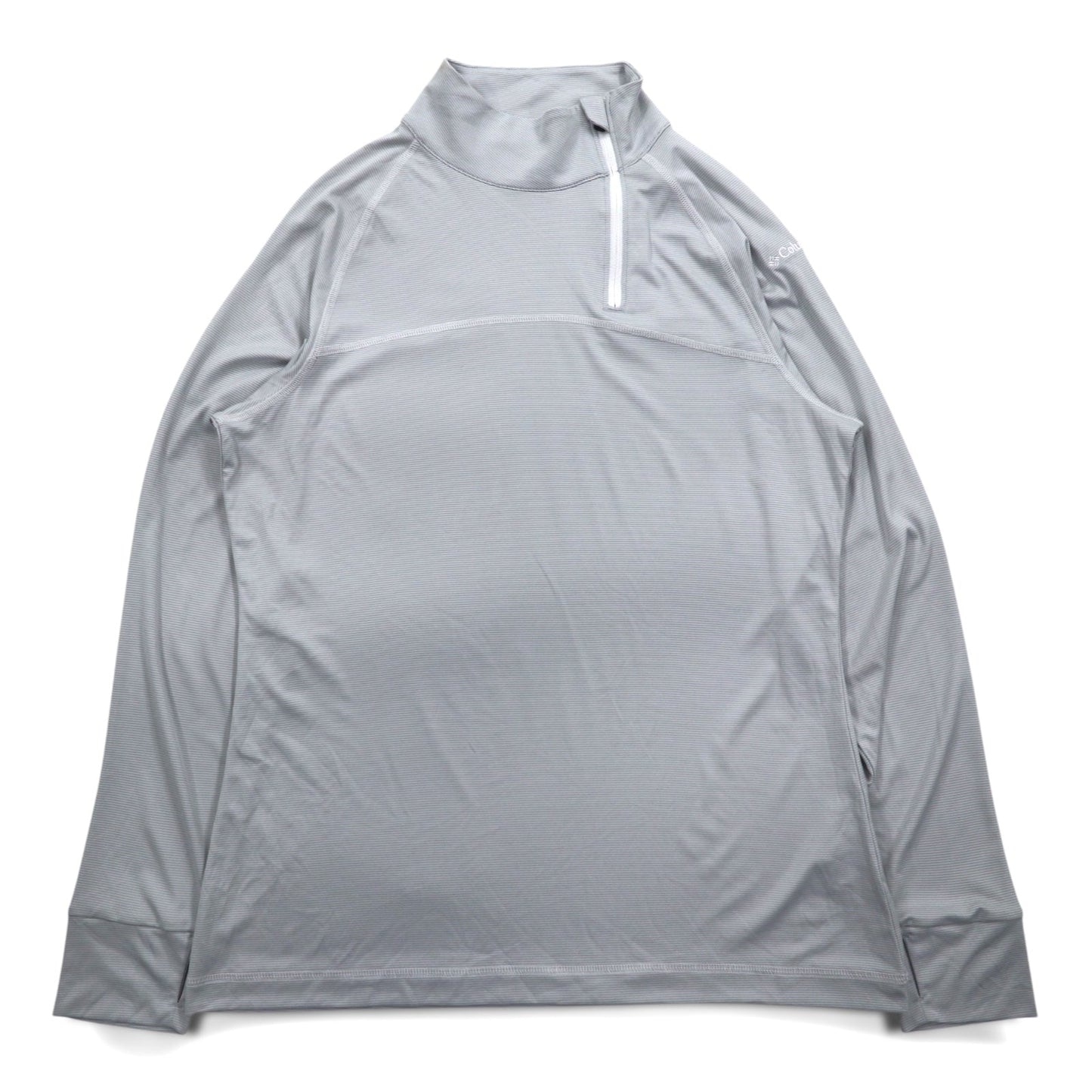 Columbia ハーフジップ トップス ロンT M グレー OMNI-WICK NEW CLASSIC PULLOVER 19S97WL