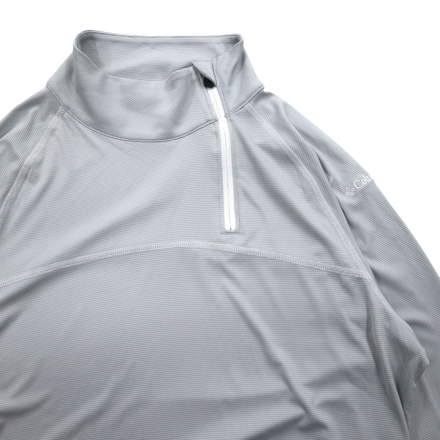 Columbia ハーフジップ トップス ロンT M グレー OMNI-WICK NEW CLASSIC PULLOVER 19S97WL