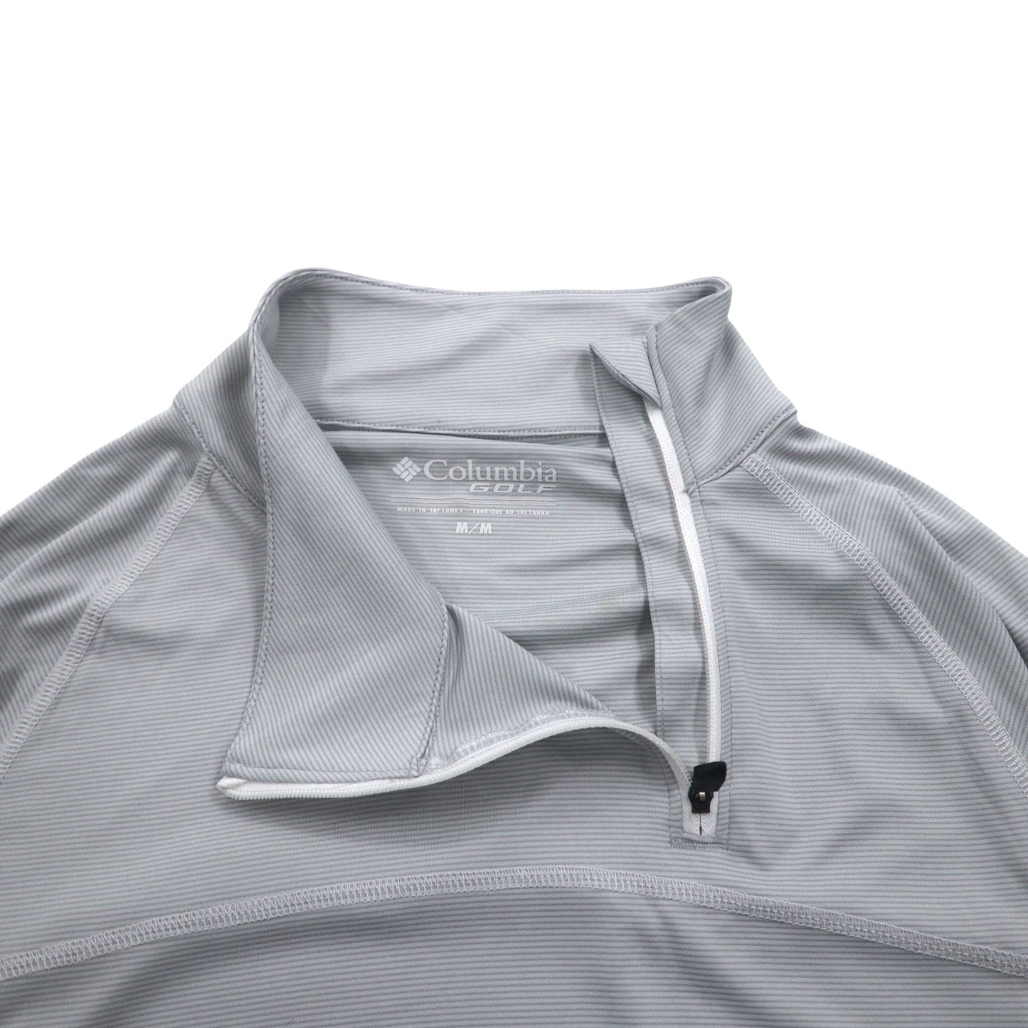 Columbia ハーフジップ トップス ロンT M グレー OMNI-WICK NEW CLASSIC PULLOVER 19S97WL