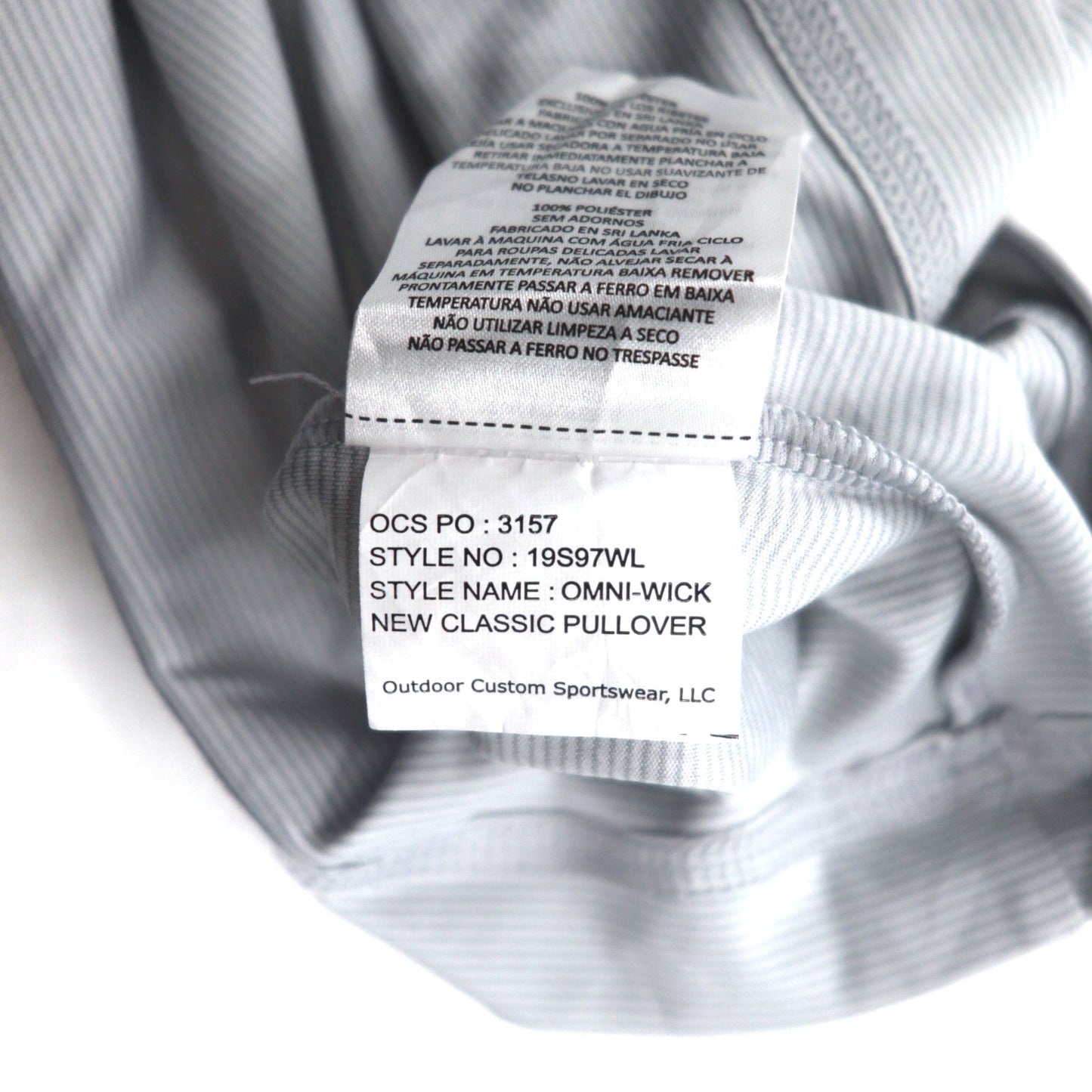 Columbia ハーフジップ トップス ロンT M グレー OMNI-WICK NEW CLASSIC PULLOVER 19S97WL