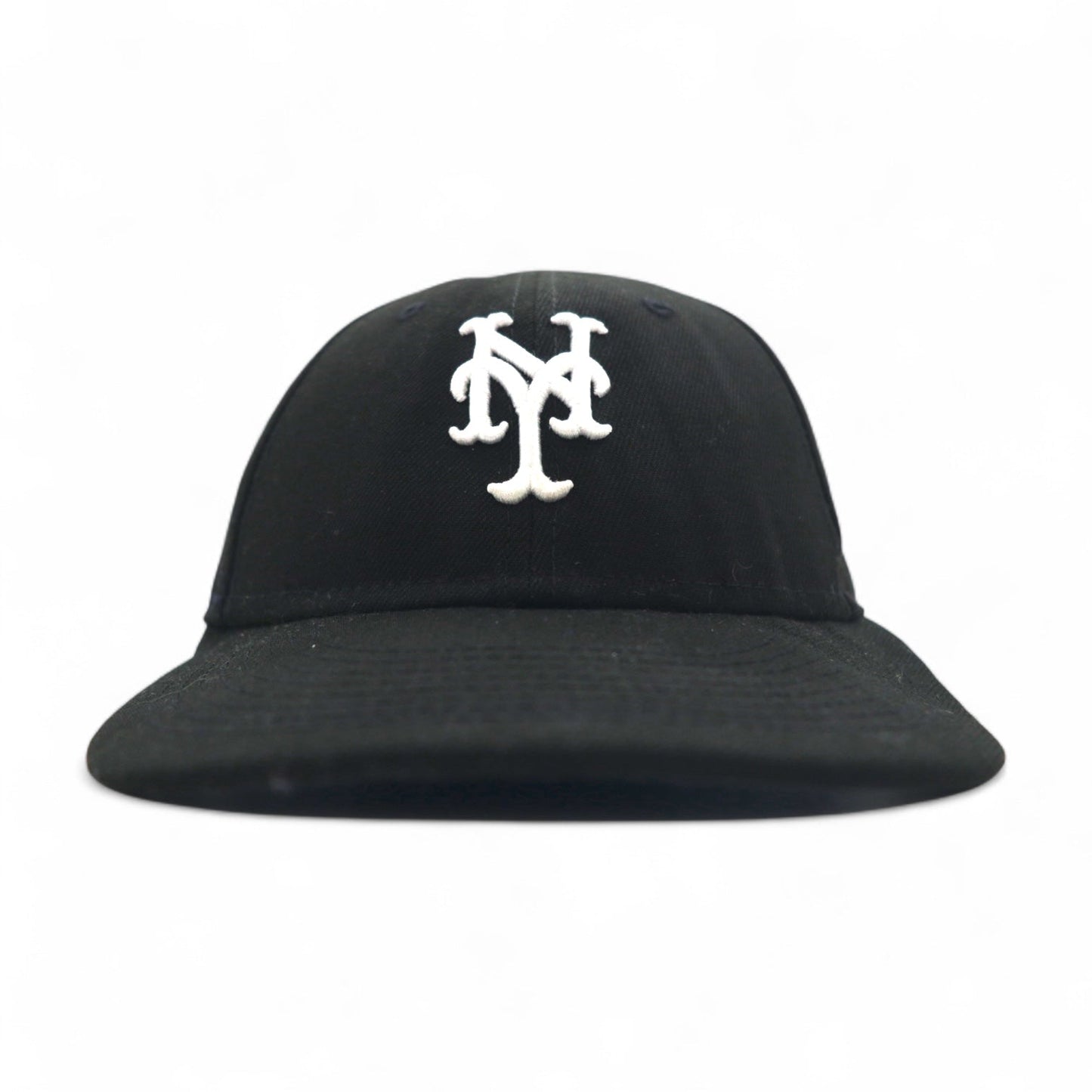 NEW ERA ベースボールキャップ 57.7cm ブラック ポリエステル MLB NY New York Mets ニューヨークメッツ