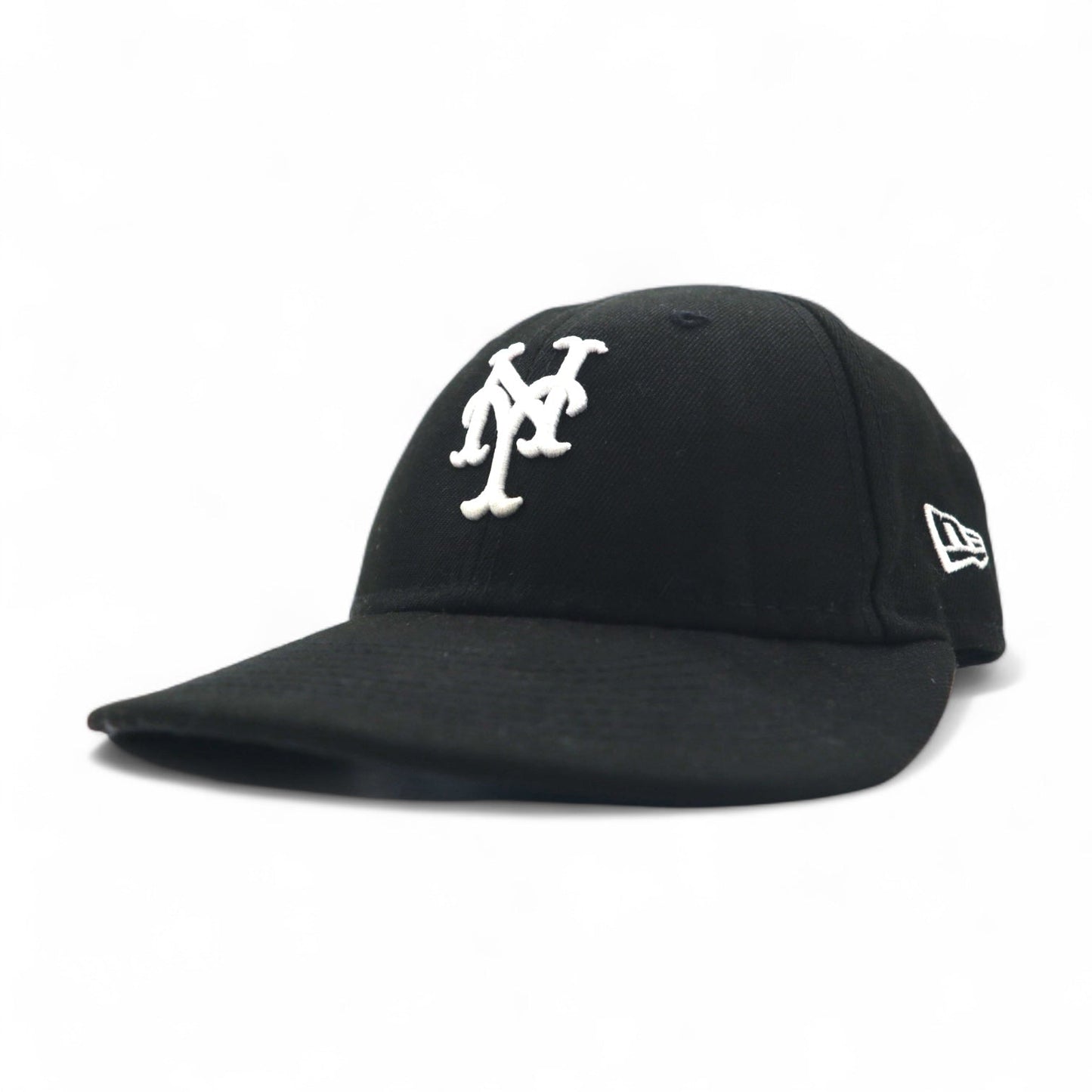 NEW ERA ベースボールキャップ 57.7cm ブラック ポリエステル MLB NY New York Mets ニューヨークメッツ