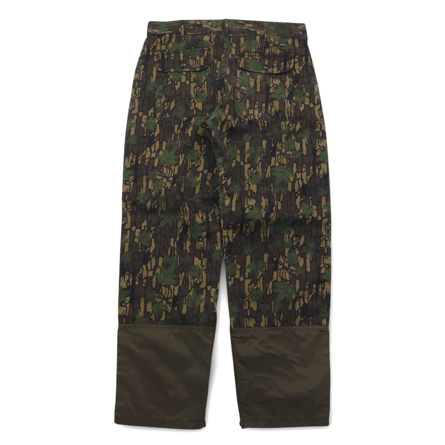 90年代 WINCHESTER ハンティングパンツ L カーキ リアルツリー カモフラ 切替 CONCEAL 裾ジップ