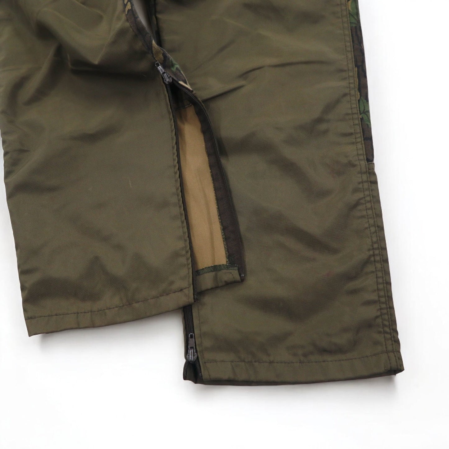 90年代 WINCHESTER ハンティングパンツ L カーキ リアルツリー カモフラ 切替 CONCEAL 裾ジップ