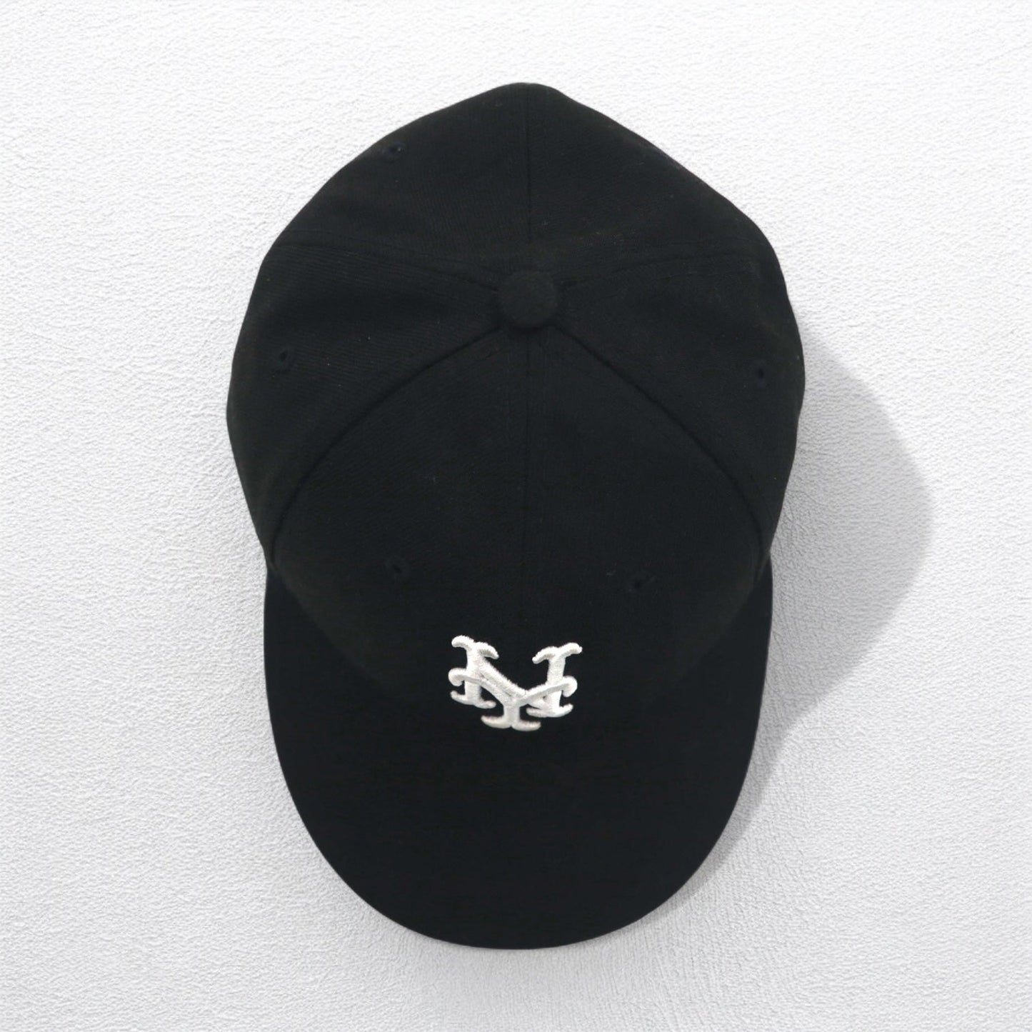 NEW ERA ベースボールキャップ 57.7cm ブラック ポリエステル MLB NY New York Mets ニューヨークメッツ