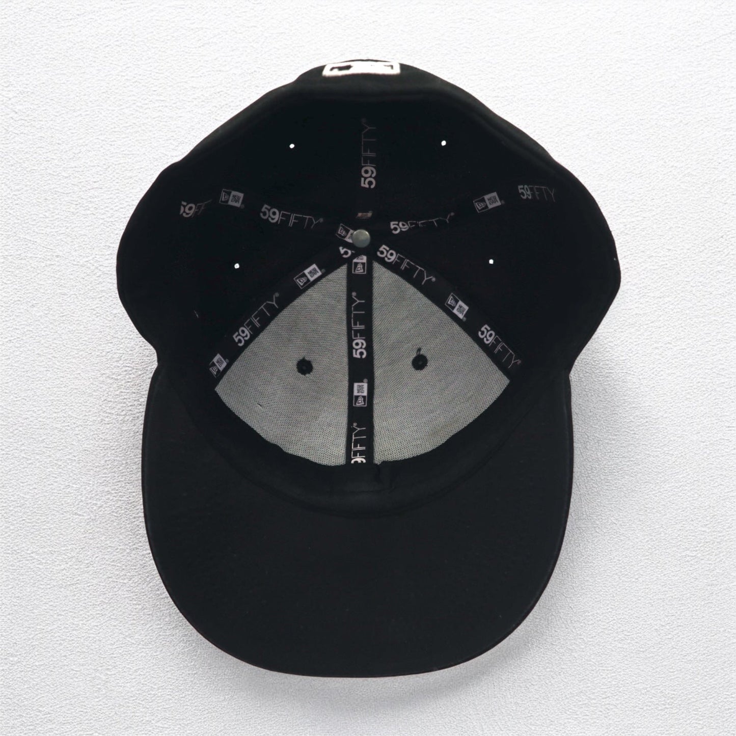 NEW ERA ベースボールキャップ 57.7cm ブラック ポリエステル MLB NY New York Mets ニューヨークメッツ