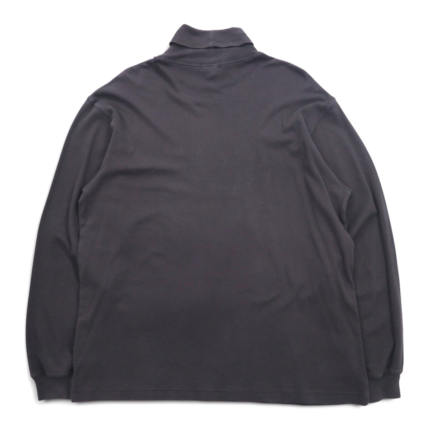 J.CREW 90年代 巨人タグ タートルネック ロングスリーブTシャツ ロンT L グレー コットン