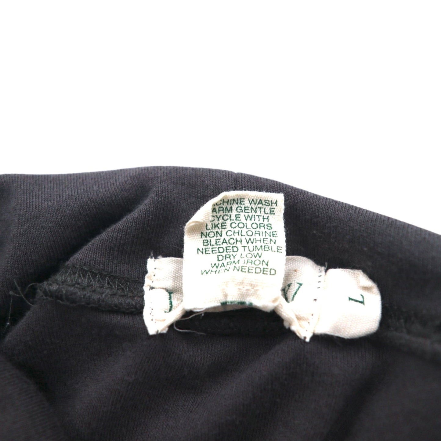 J.CREW 90年代 巨人タグ タートルネック ロングスリーブTシャツ ロンT L グレー コットン