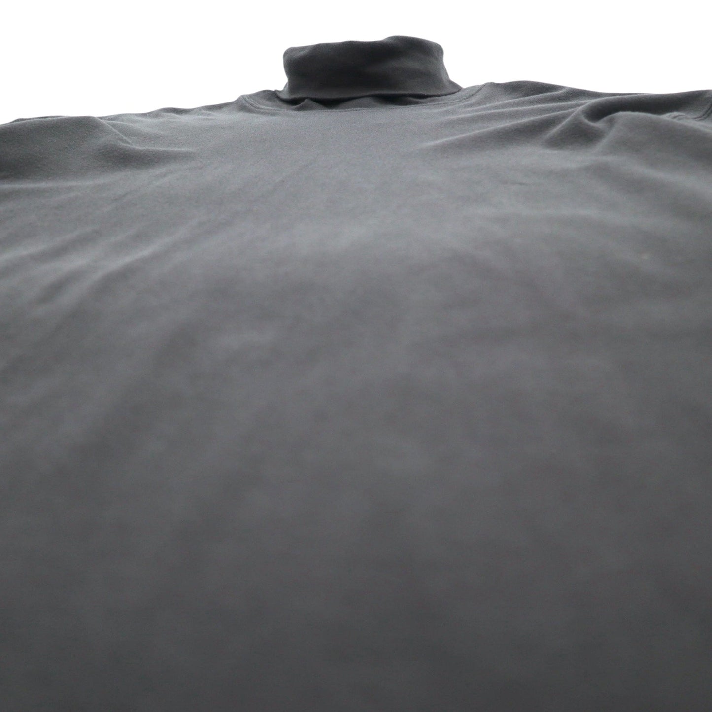 J.CREW 90年代 巨人タグ タートルネック ロングスリーブTシャツ ロンT L グレー コットン