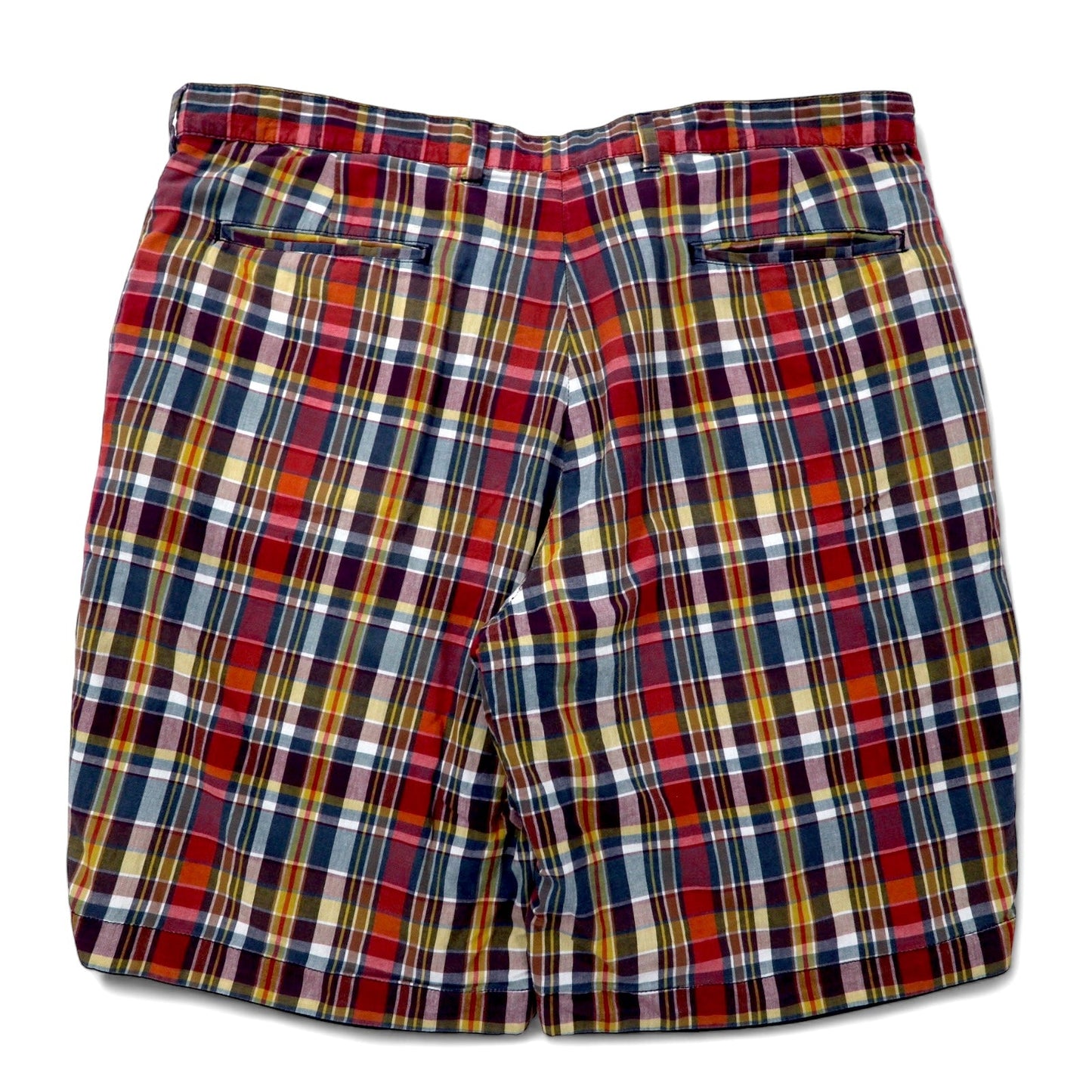 Polo by Ralph Lauren リバーシブル ポロチノ ショートパンツ ハーフパンツ 40 マルチカラー ネイビー マドラスチェック