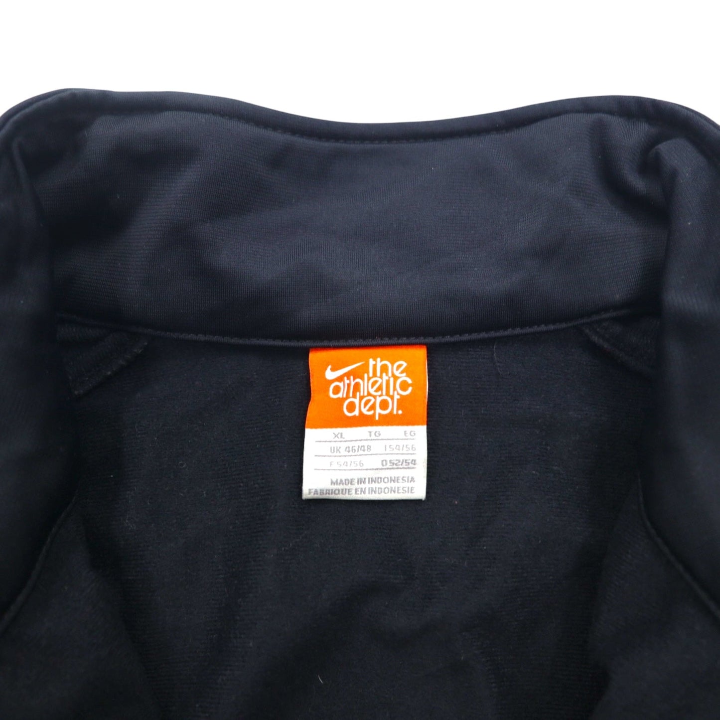 NIKE トラックジャケット ジャージ XL ブラック スウォッシュ ワンポイントロゴ刺繍