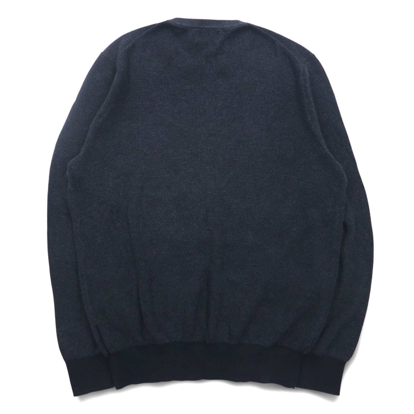 POLO RALPH LAUREN クルーネック ピマコットン ニット セーター M グレー スモールポニー刺繍