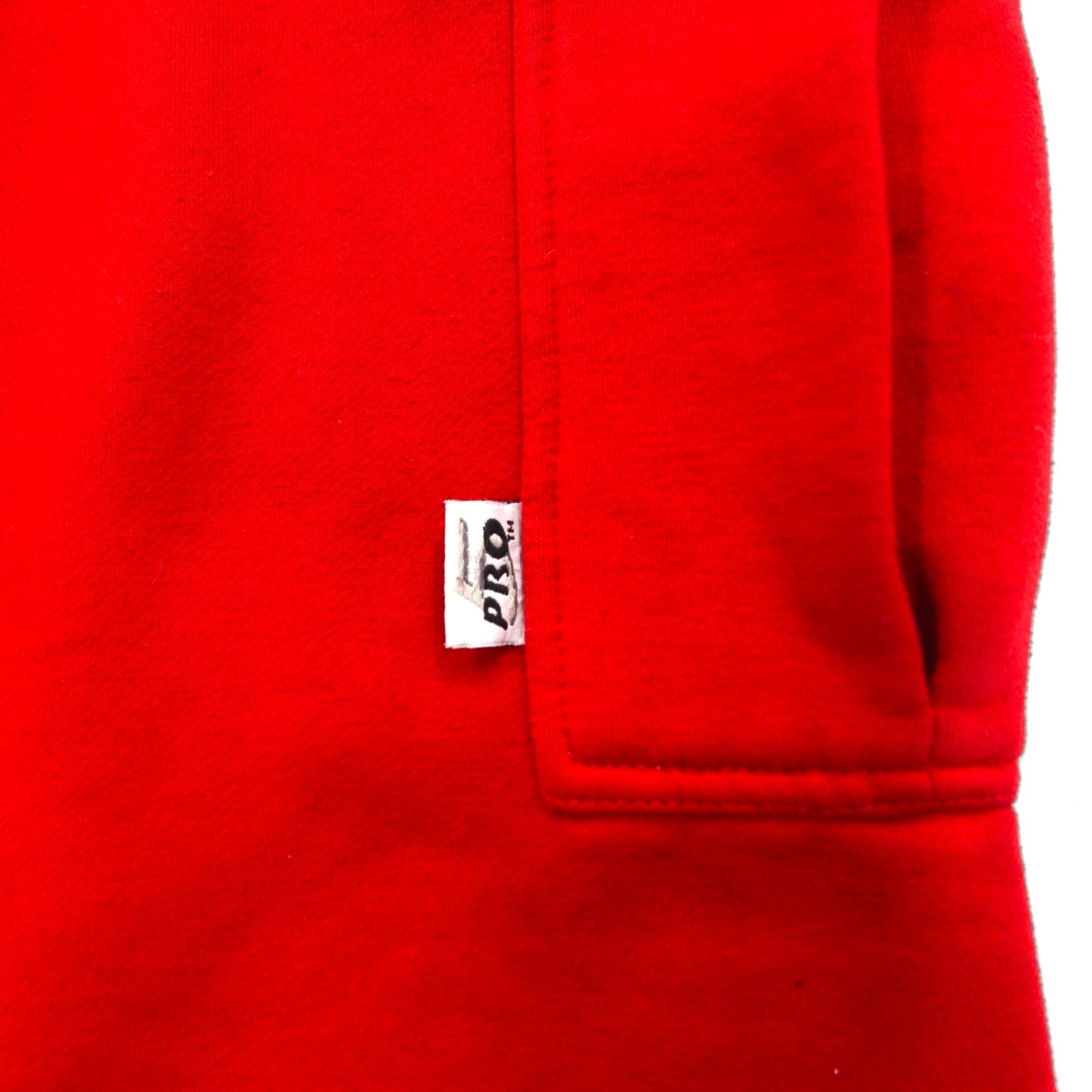 PRO5 ヘビーウェイト スウェット カーゴショートパンツ ハーフパンツ XL レッド ポリエステル