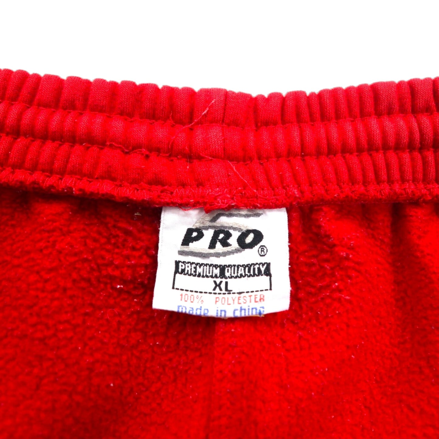 PRO5 ヘビーウェイト スウェット カーゴショートパンツ ハーフパンツ XL レッド ポリエステル