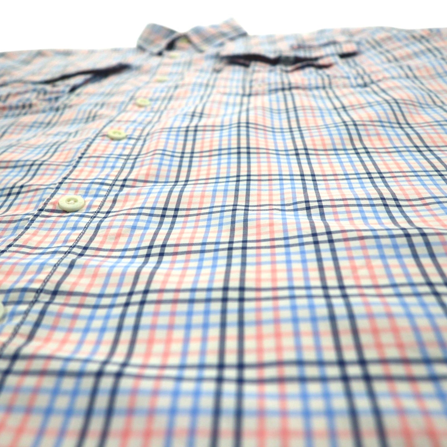 Columbia PFG Super Bahama UVカット オムニシェード バハマ フィッシングシャツ L ホワイト ブルー チェック ナイロン FM7190