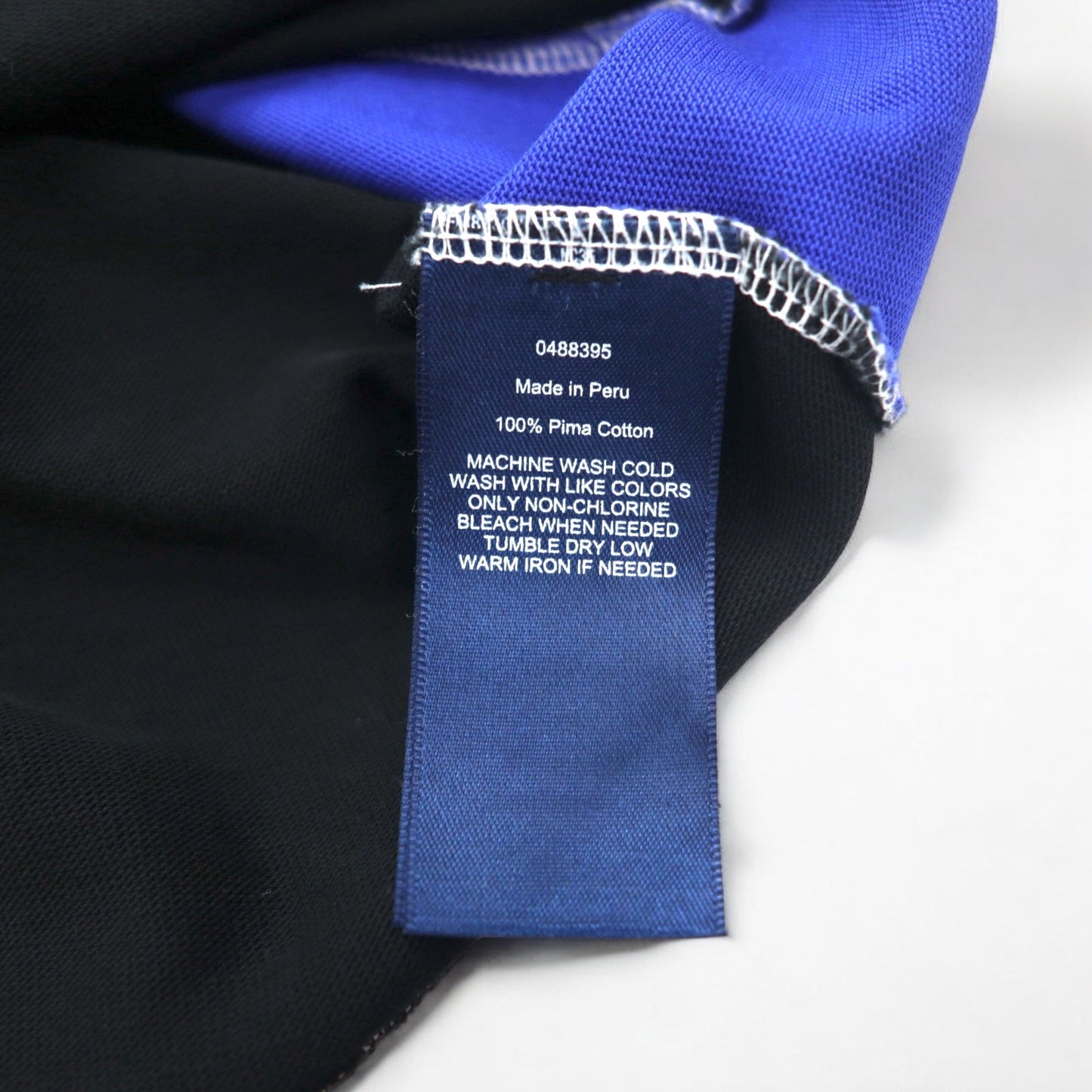 Polo by Ralph Lauren ビッグポニー ラガーシャツ S ブラック ピマコットン ナンバリング BLACK WATCH POLO TEAM