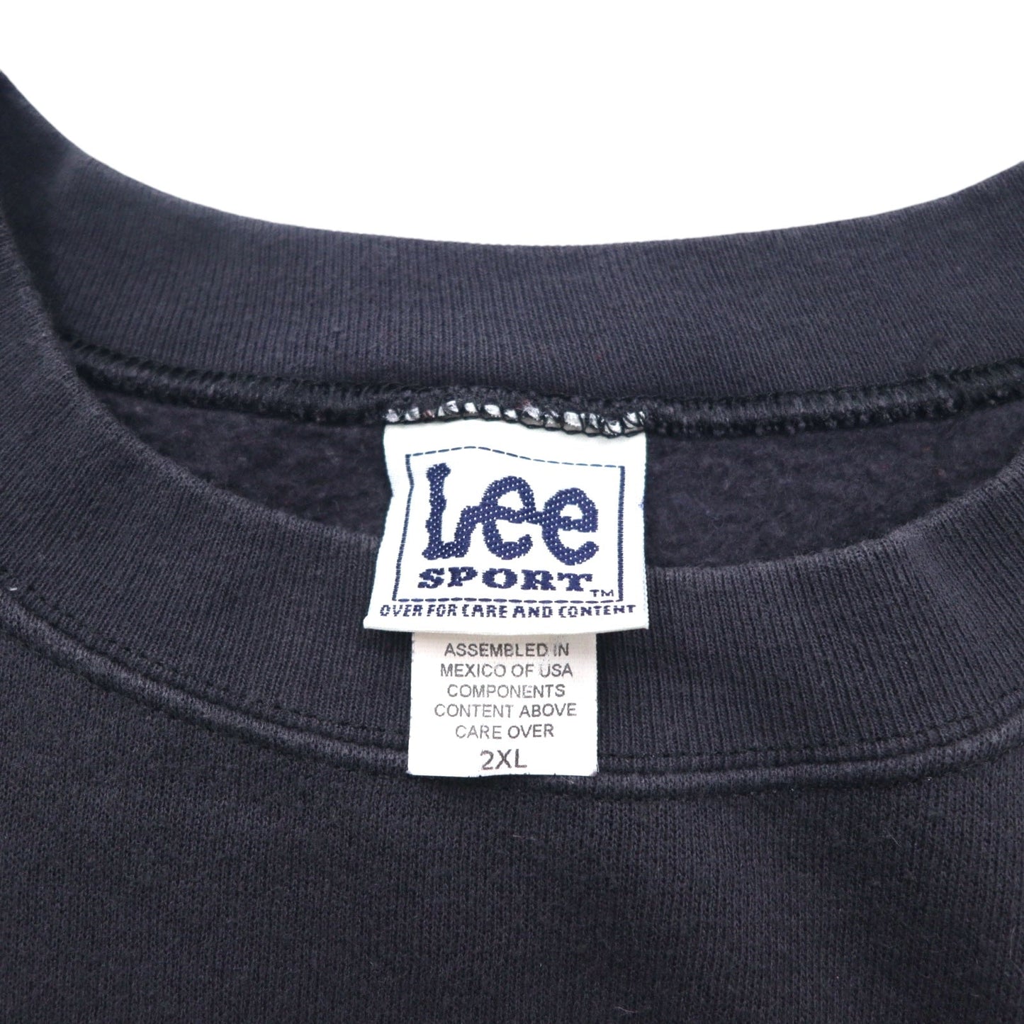 Lee SPORT 90年代 NFL プリント スウェット 2XL ブラック コットン 裏起毛 PHILADELPHIA EAGLES