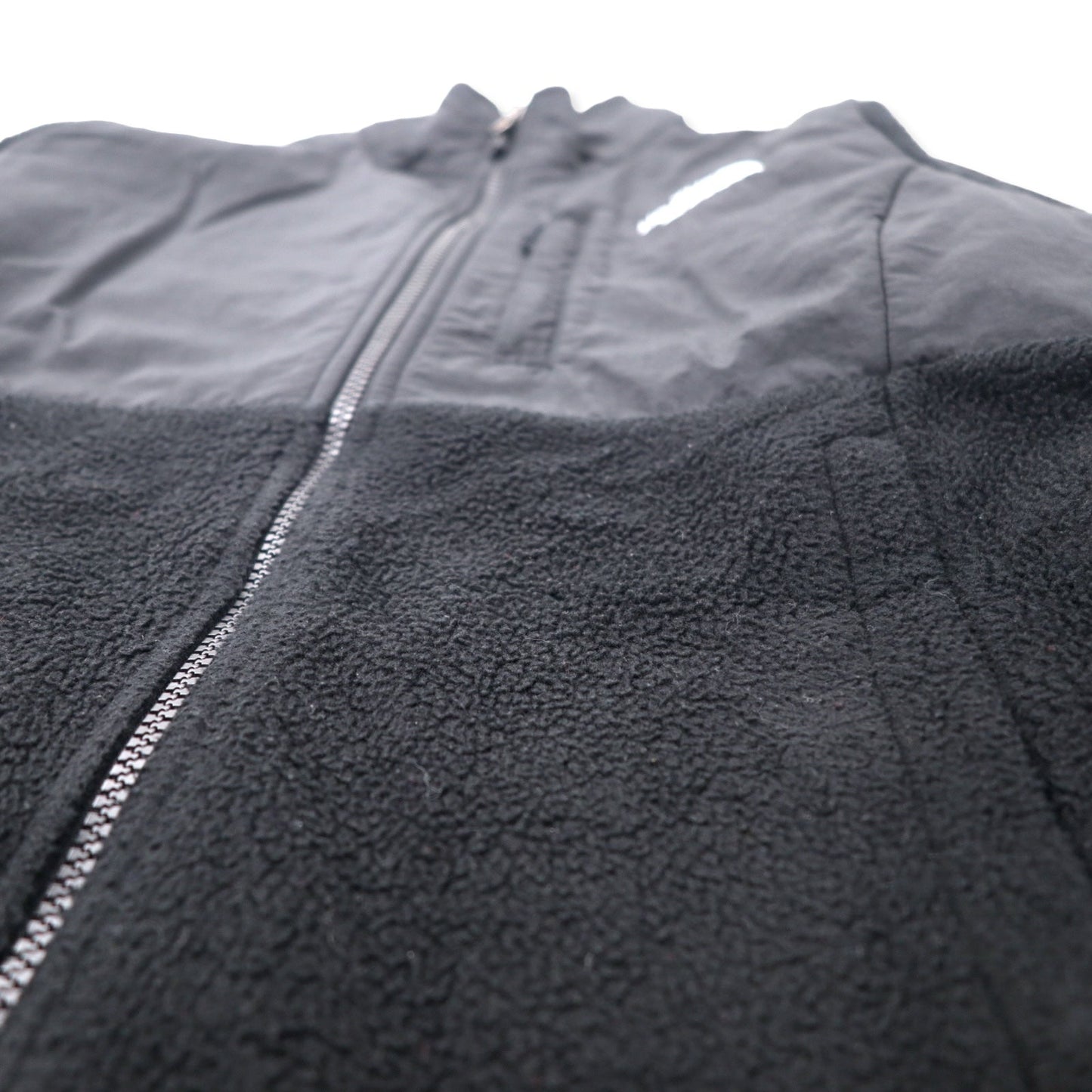 THE NORTH FACE デナリジャケット POLARTEC フリース S ブラック ポリエステル ワンポイントロゴ刺繍