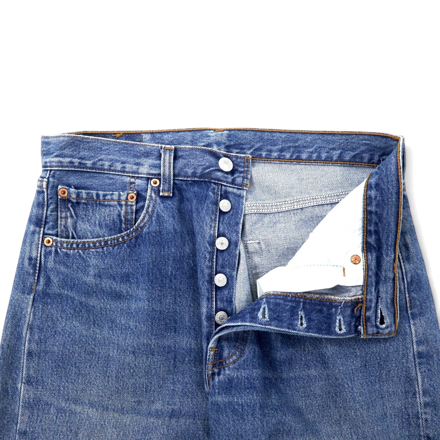 Levi's ユーロリーバイス 501 デニムパンツ 32 ブルー コットン ボタン裏247 ボタンフライ 501-0114 トルコ製