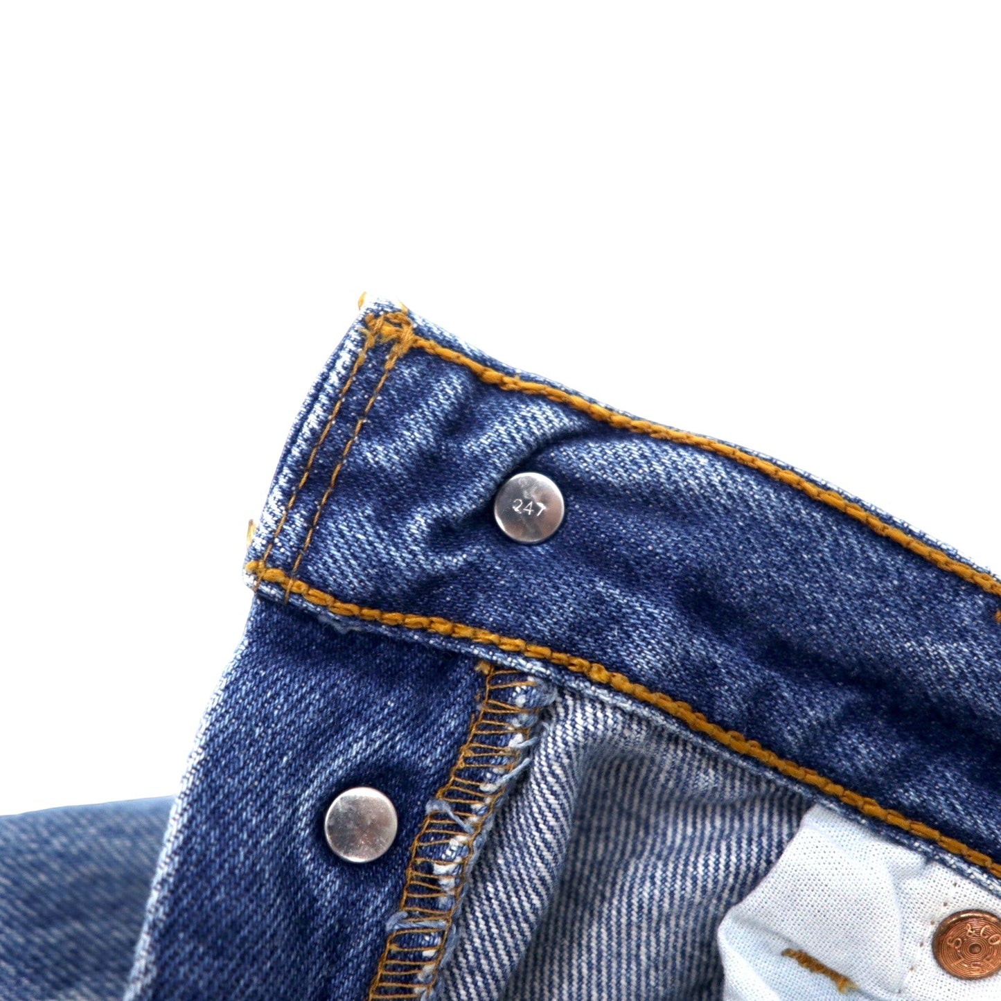 Levi's ユーロリーバイス 501 デニムパンツ 32 ブルー コットン ボタン裏247 ボタンフライ 501-0114 トルコ製