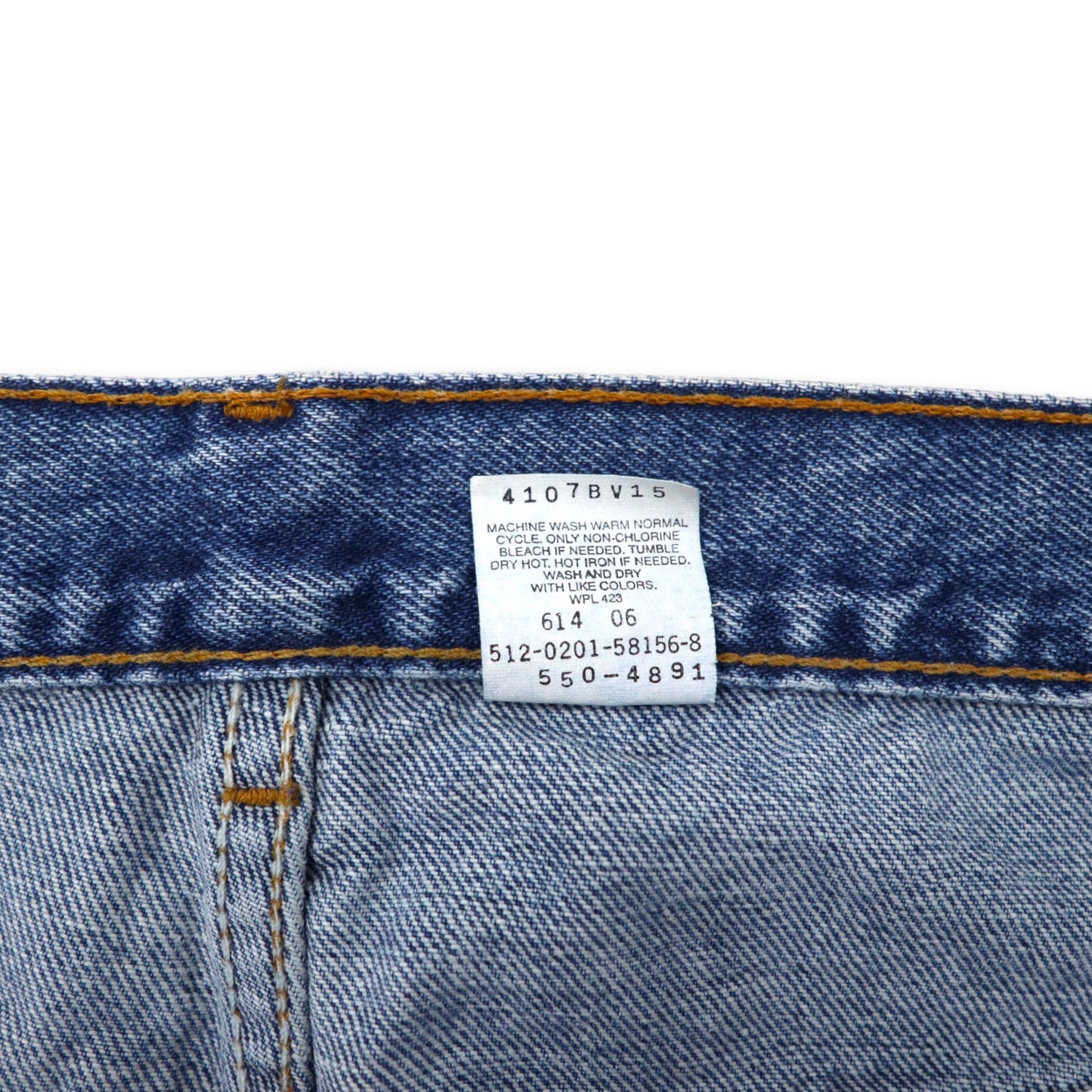 Levi's USA製 550 ワイド バギー テーパード デニムパンツ 38 ブルー アイスウォッシュ 550-4891 リラックスフィット RELAXED FIT