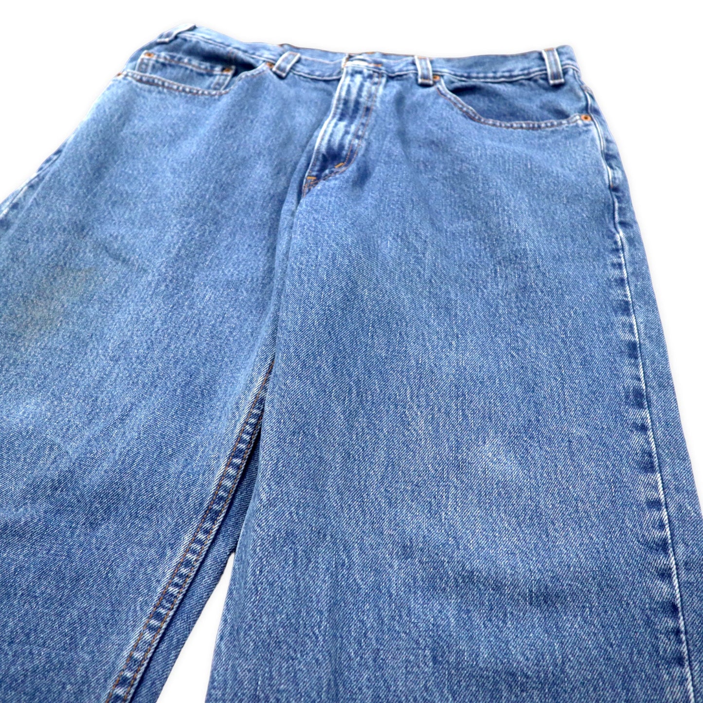 Levi's USA製 550 ワイド バギー テーパード デニムパンツ 38 ブルー アイスウォッシュ 550-4891 リラックスフィット RELAXED FIT