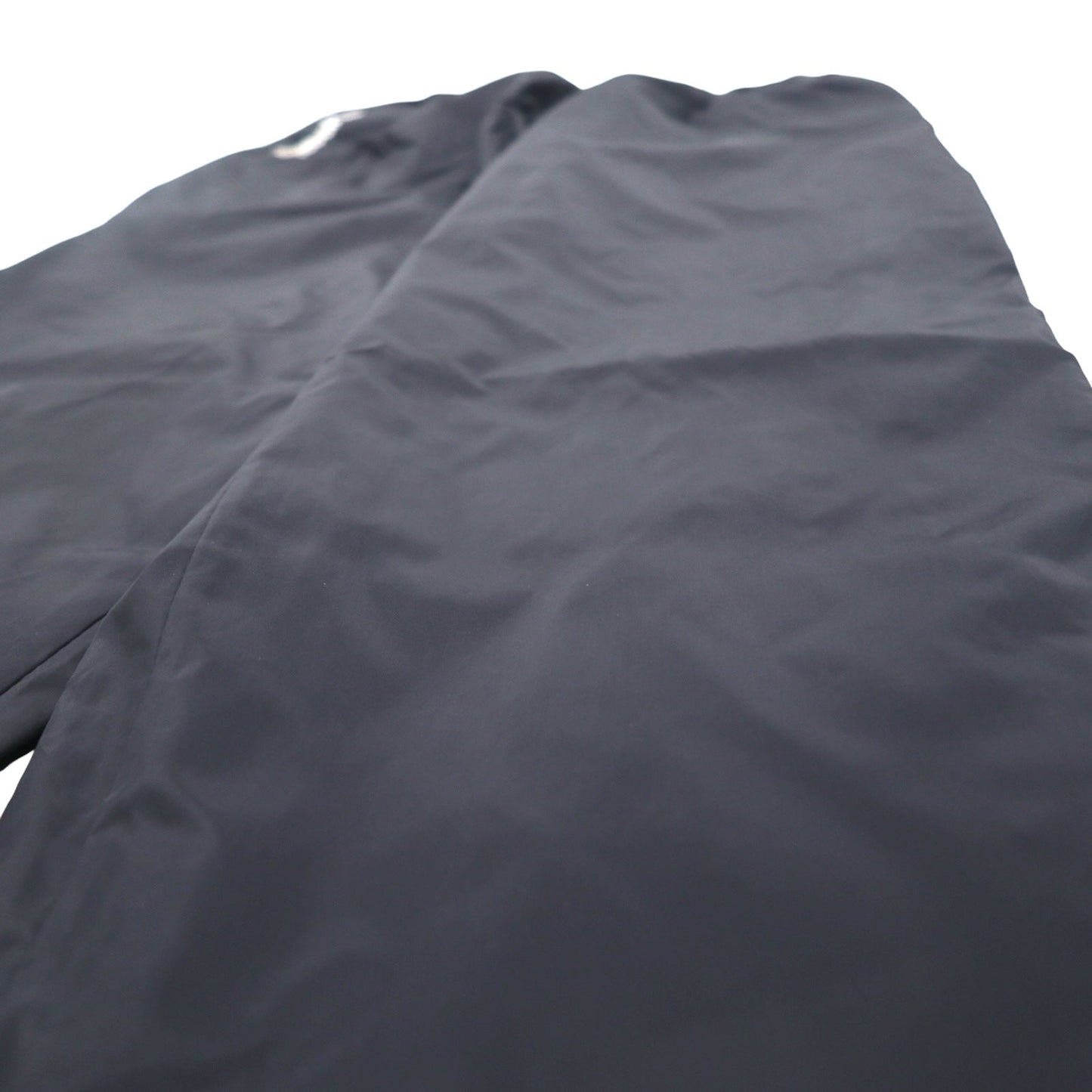 Reebok 90年代 ナイロン トラックパンツ ジャージ M ブラック ベクターロゴ刺繍 スリット 裾ジップ