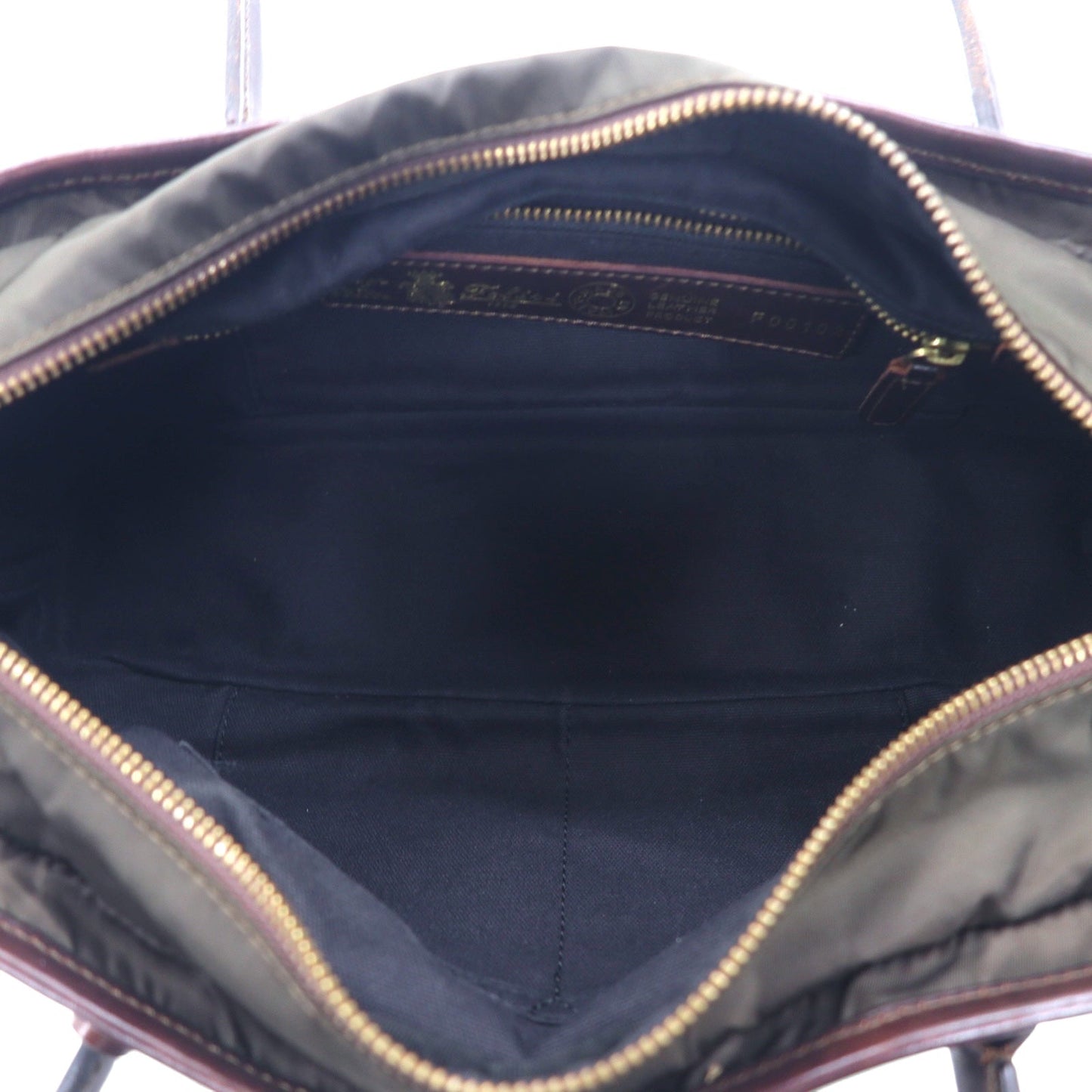 Felisi イタリア製 トートバッグ ショルダーバッグ カーキ ナイロン レザー F00102