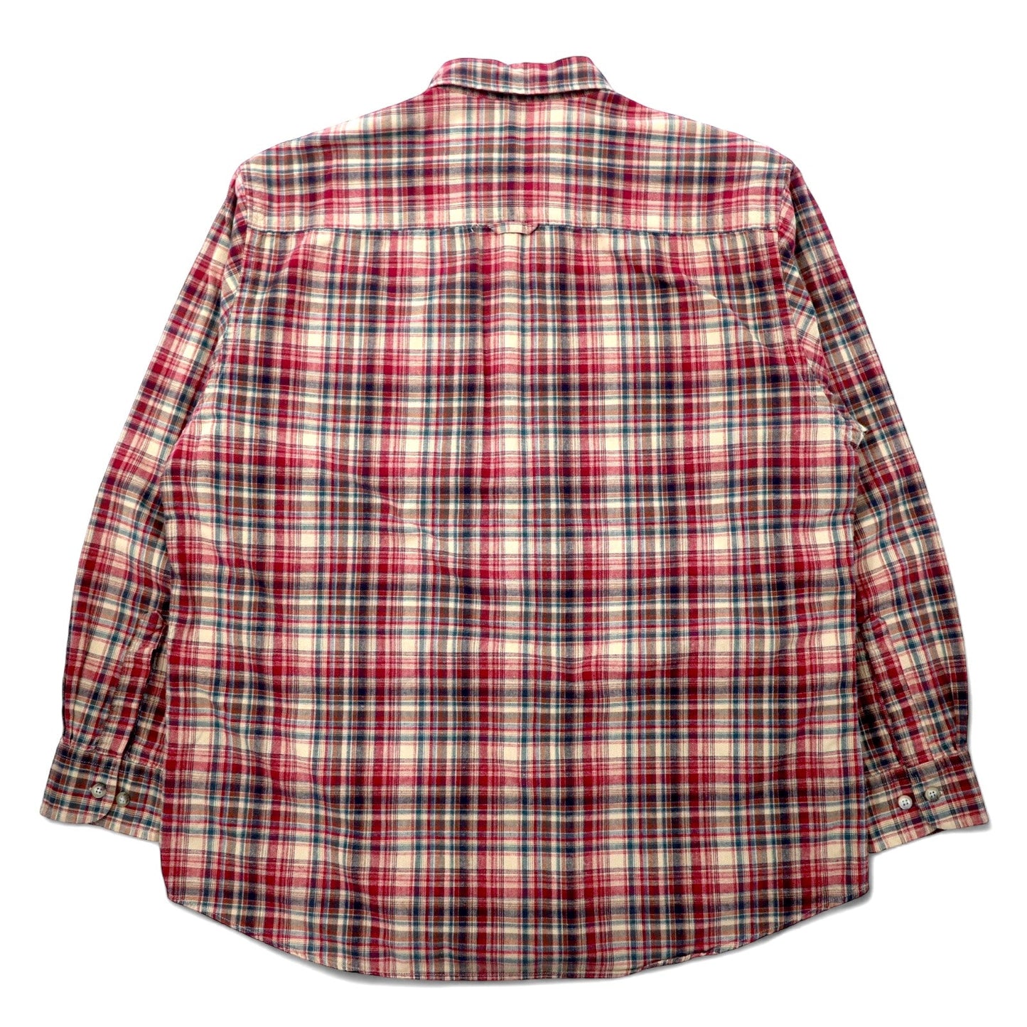 PENDLETON フランネルシャツ XL レッド チェック コットン HIKER SHIRT