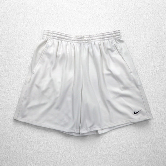 NIKE ドライフィット ショートパンツ ハーフパンツ L ホワイト スウォッシュ ゲームパンツ