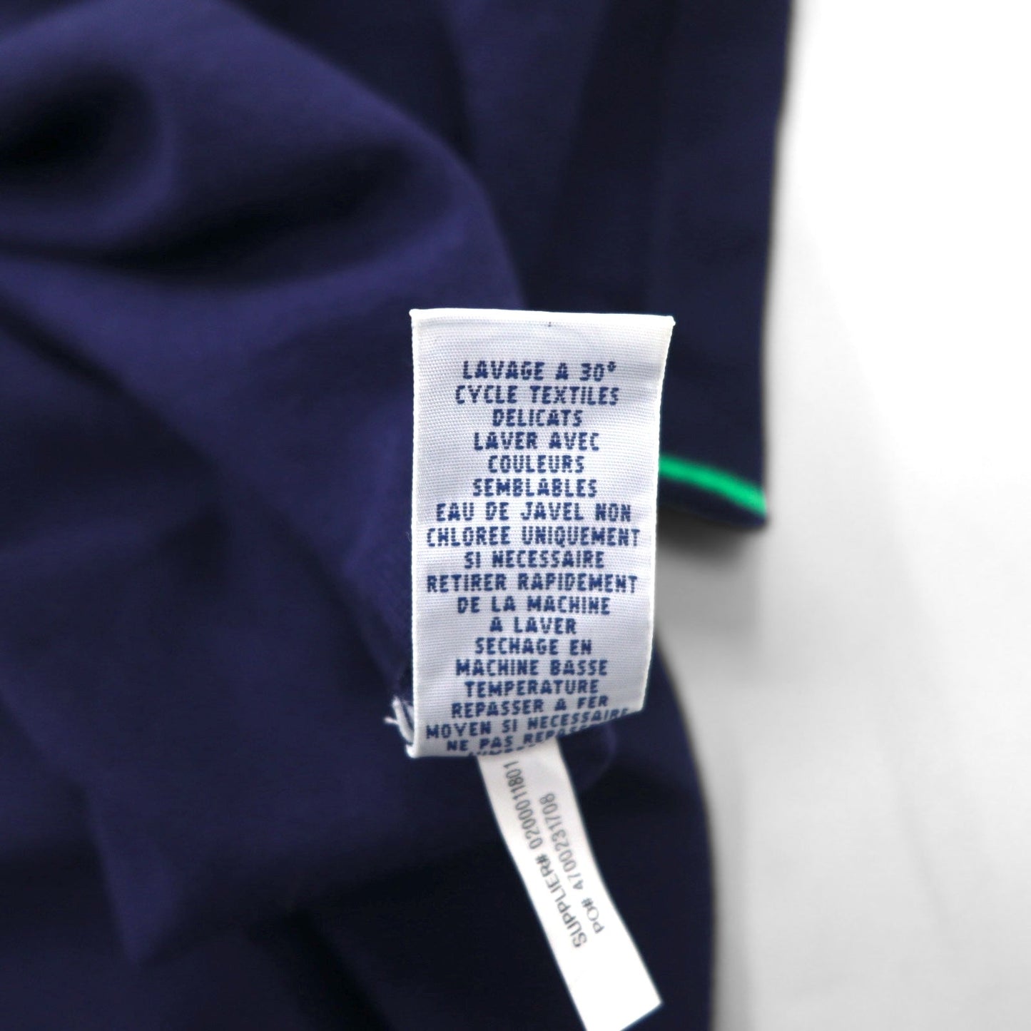 POLO RALPH LAUREN 鹿の子 ポロシャツ XL ネイビー コットン 刺繍 ビッグポニー USA 星条旗