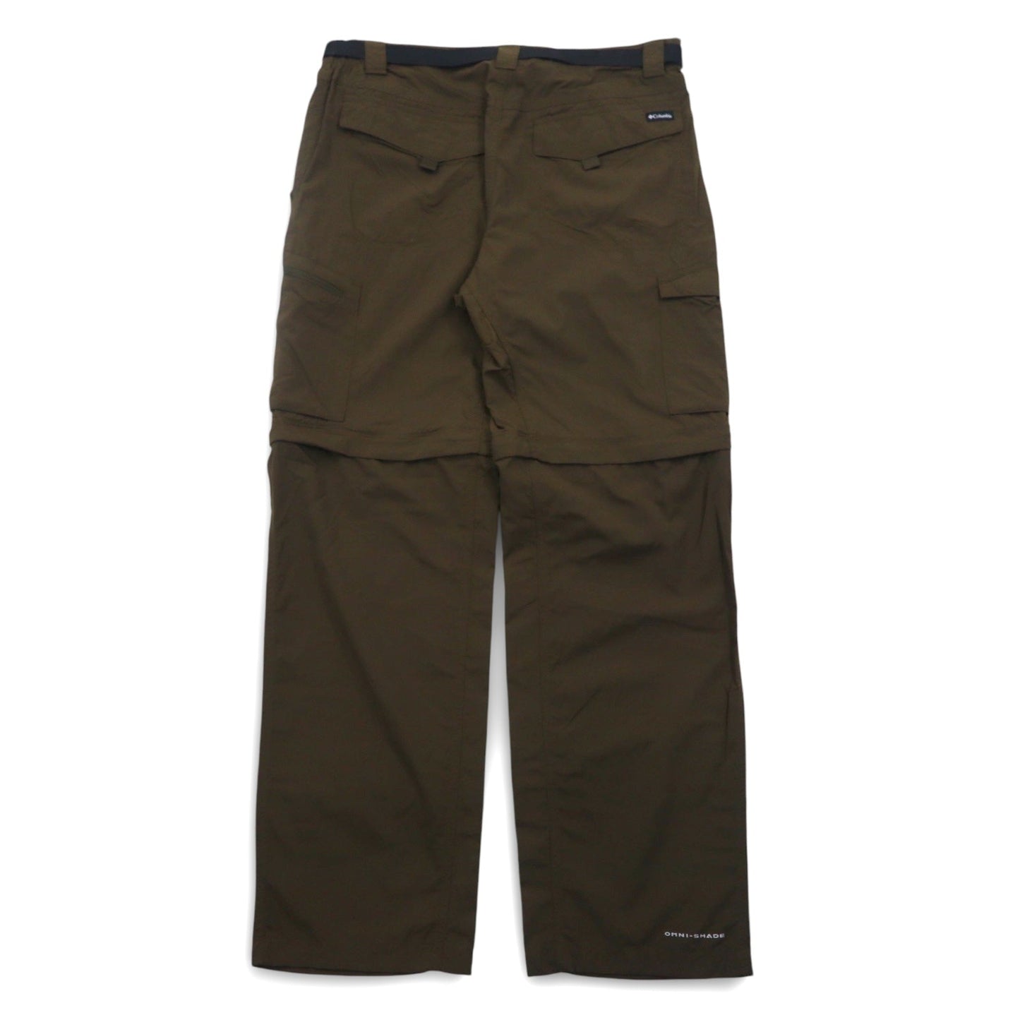 Columbia タイタニウム 2WAY コンバーチブル クライミングパンツ ショートパンツ L ブラウン ベルト付き Silver Ridge Pantalon AM8004