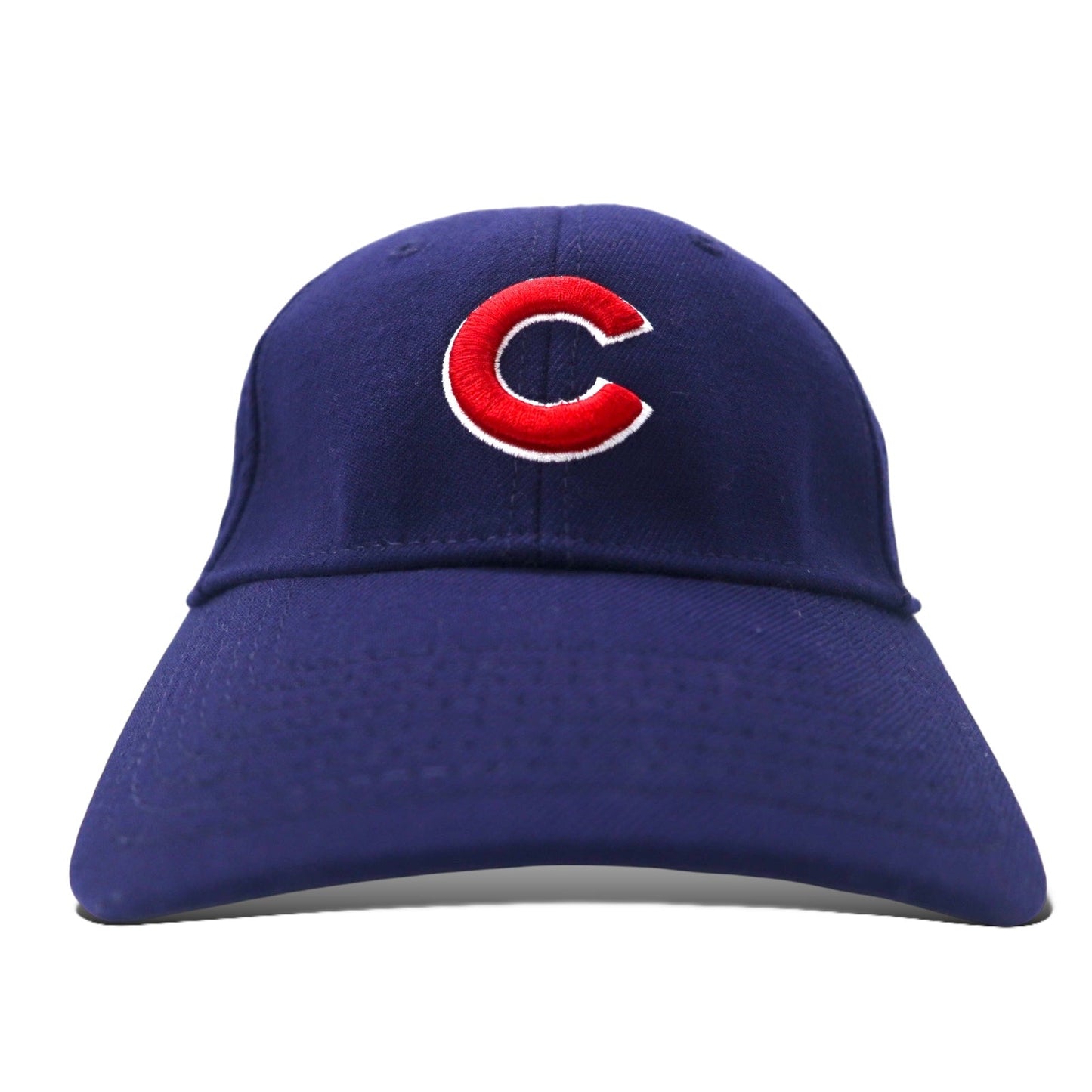 NEW ERA ベースボールキャップ S/M ネイビー ウール MLB CUBS