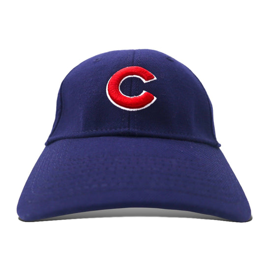 NEW ERA ベースボールキャップ S/M ネイビー ウール MLB CUBS