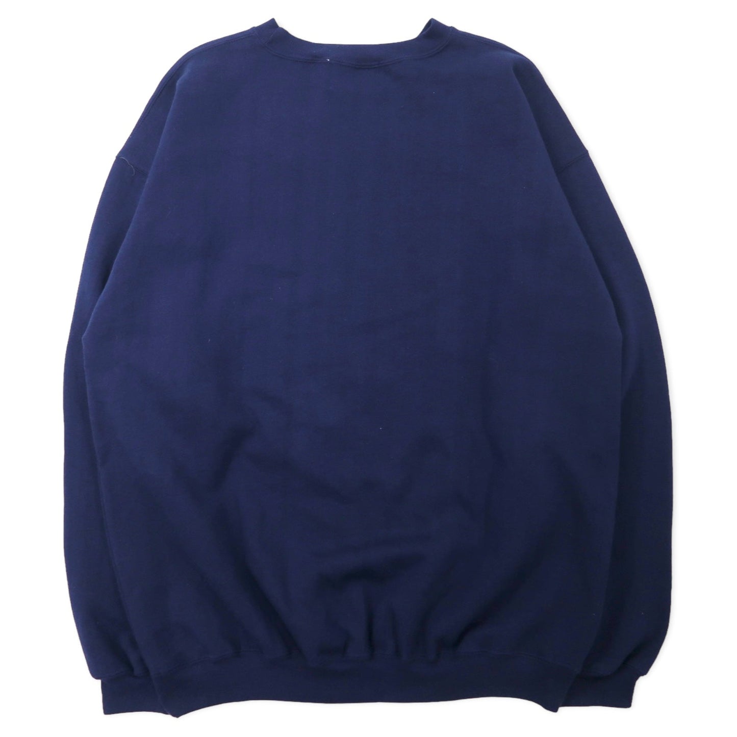 GREAT CANADIAN RUGGED WEAR 90年代 刺繍 スウェット XL ネイビー ポリエステル コットン 裏起毛 AUTHENTIC HAND TIED FLIES 未使用品